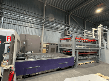 Front view of Bystronic ByTrans 3015 Standard machine