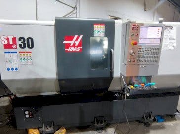 Front view of HAAS ST-30  machine