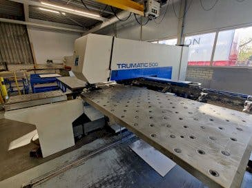 Front view of Trumpf Trumatic 500  machine