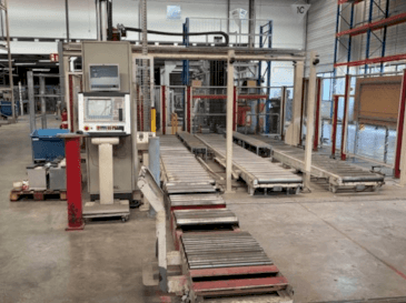 Front view of LIGMATECH MAW/Nottmeyer, Ligmatech machine