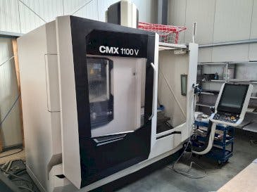 Front view of DMG MORI CMX 1100 V  machine