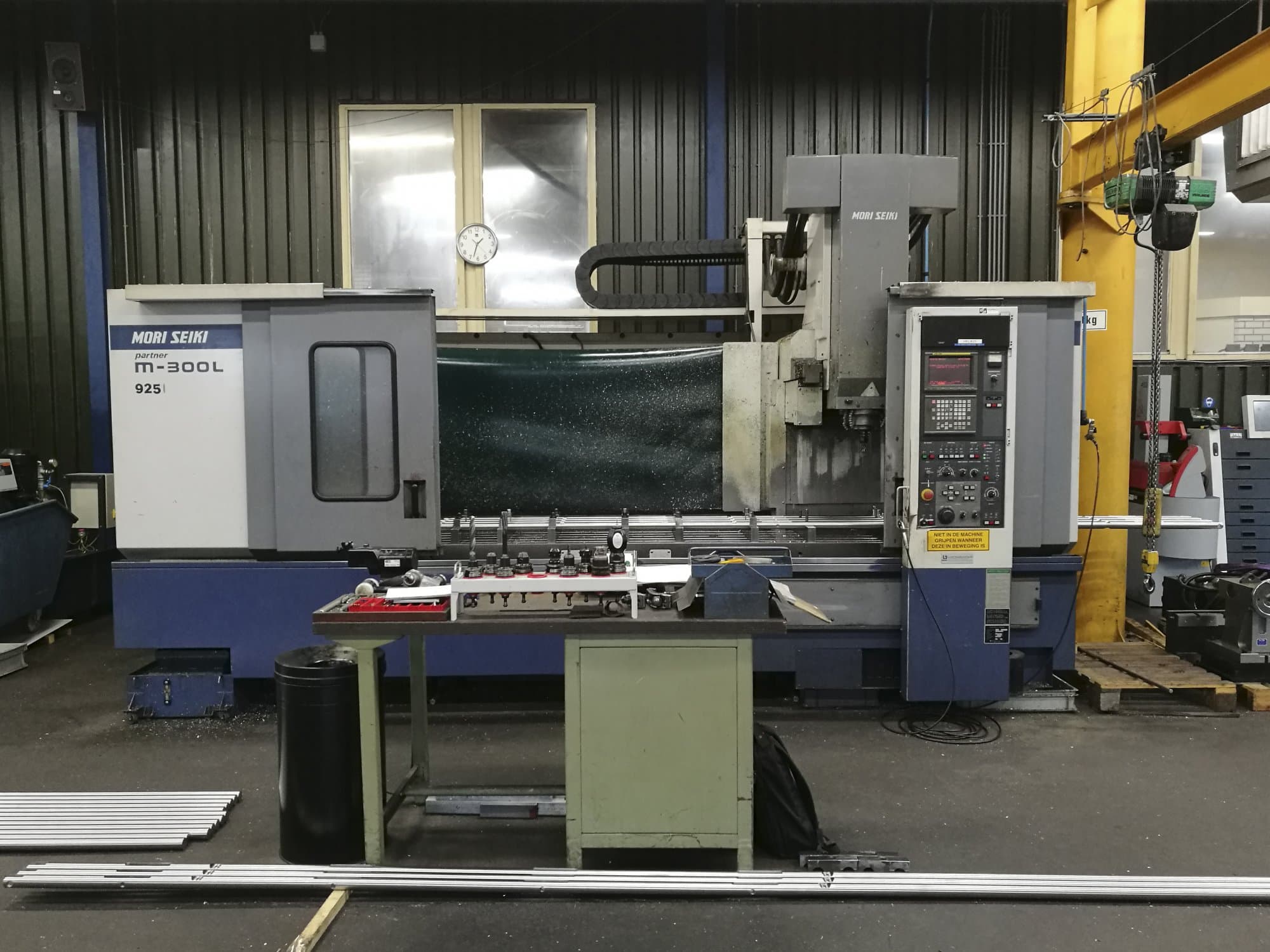 Front view of MORI SEIKI M-300L2 machine
