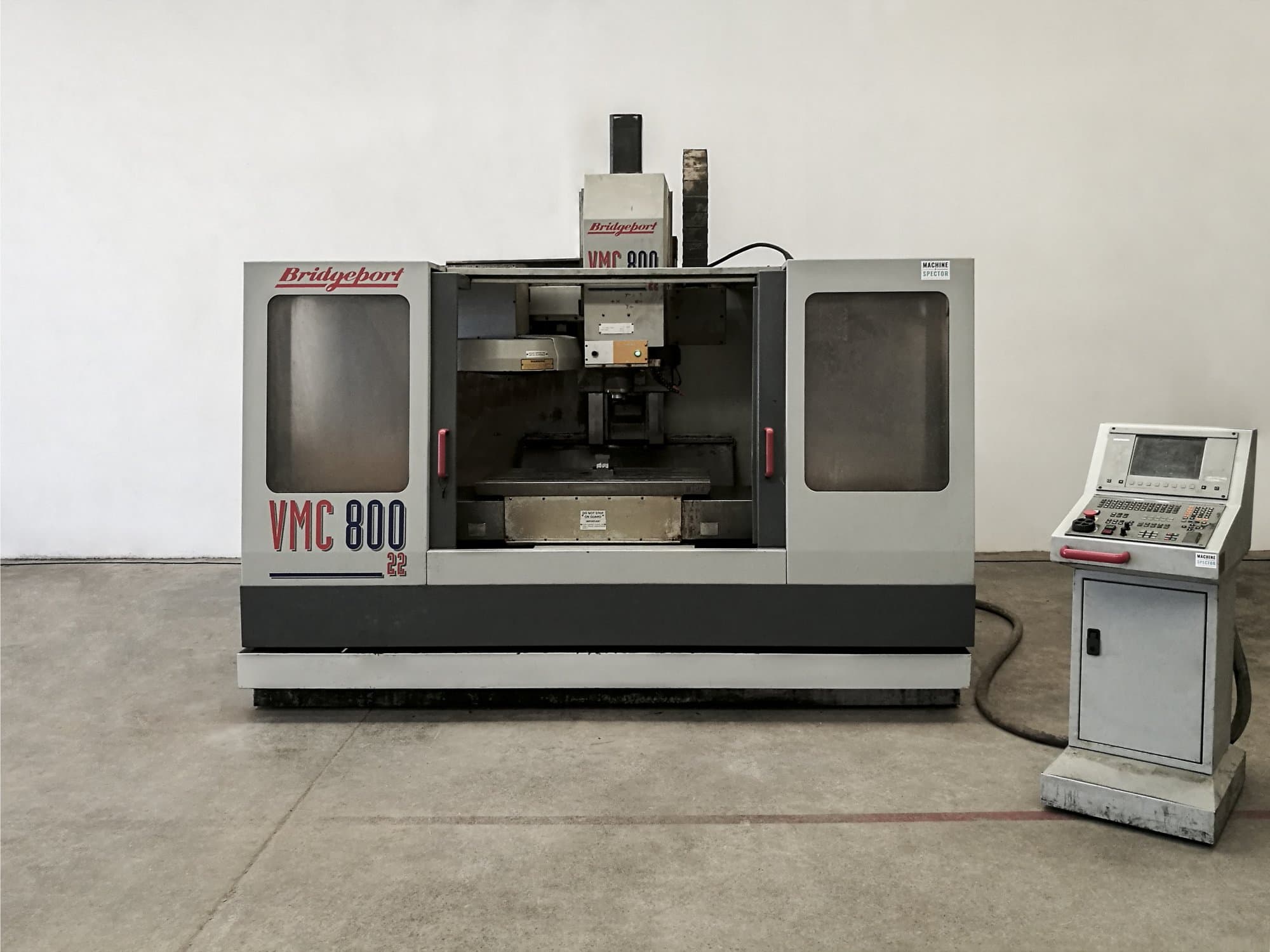 Front view of Bridgeport VMC 800.22 Machine