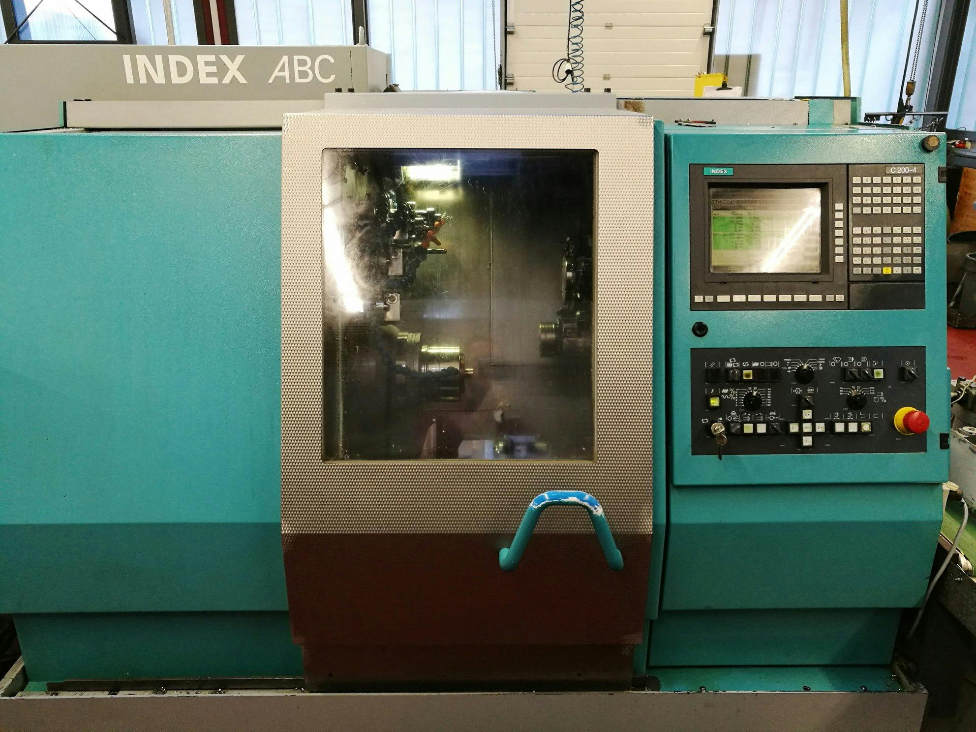 Front view of Index ABC machine