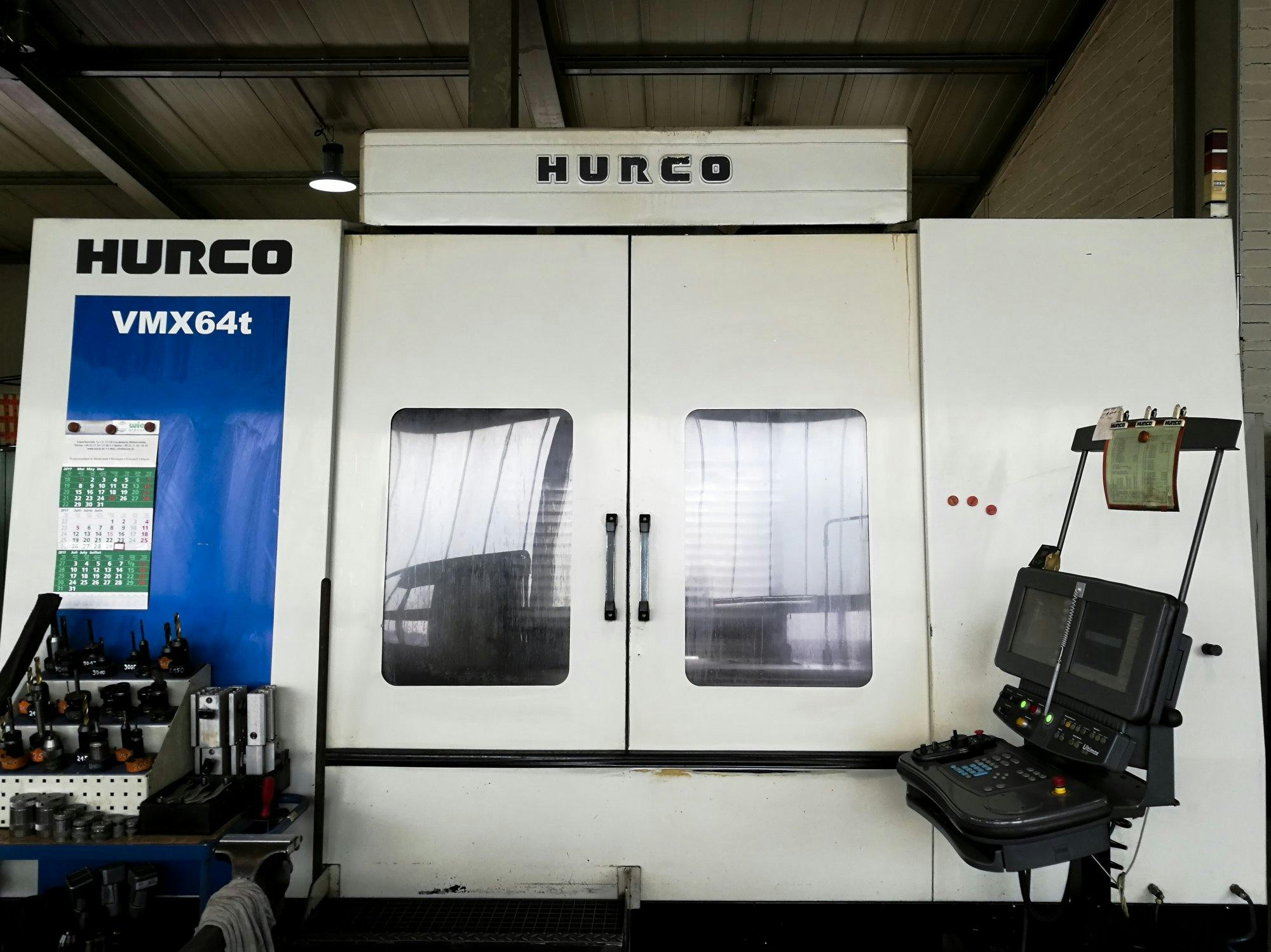 Working room of Hurco VMX64/40T Machine