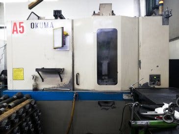 Front view of Okuma MA-50HA machine