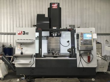 Front view of HAAS VF-3YT/50 Machine