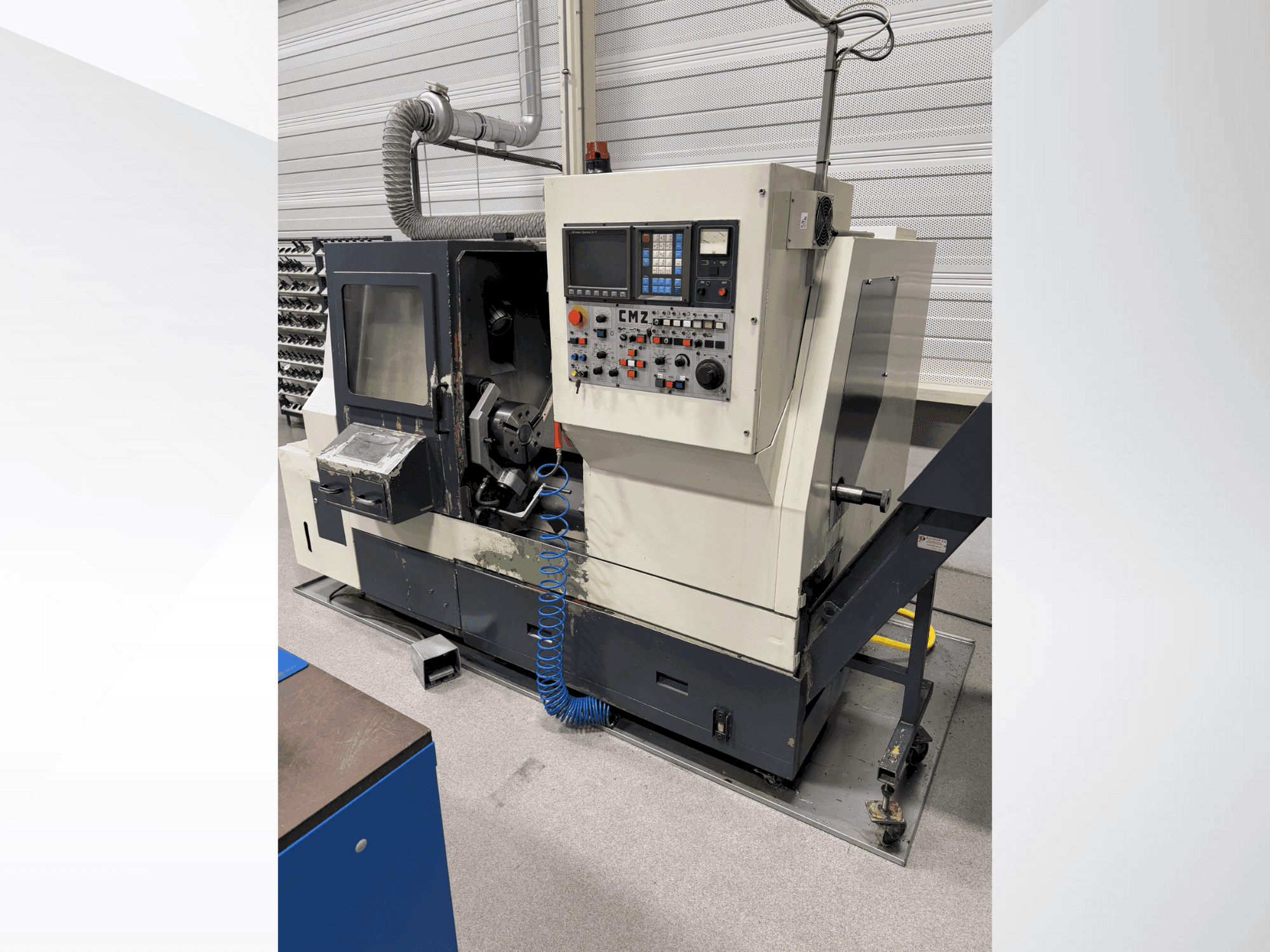 Front view of CMZ TB1 480 A machine