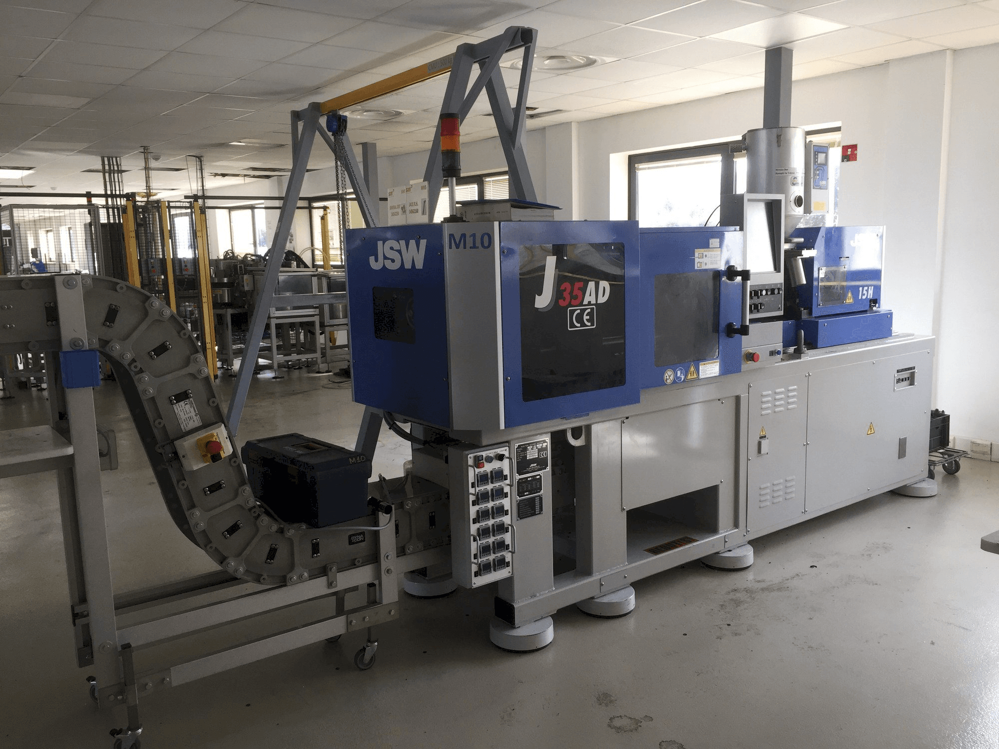 Front view of JSW J 35 AD 15 H machine