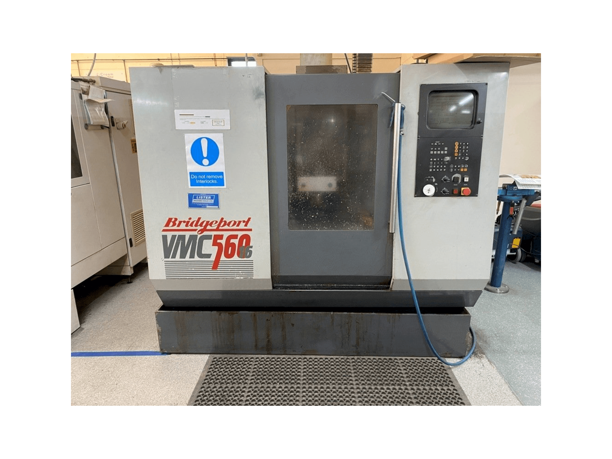 Front view of Bridgeport VMC 560/16 machine