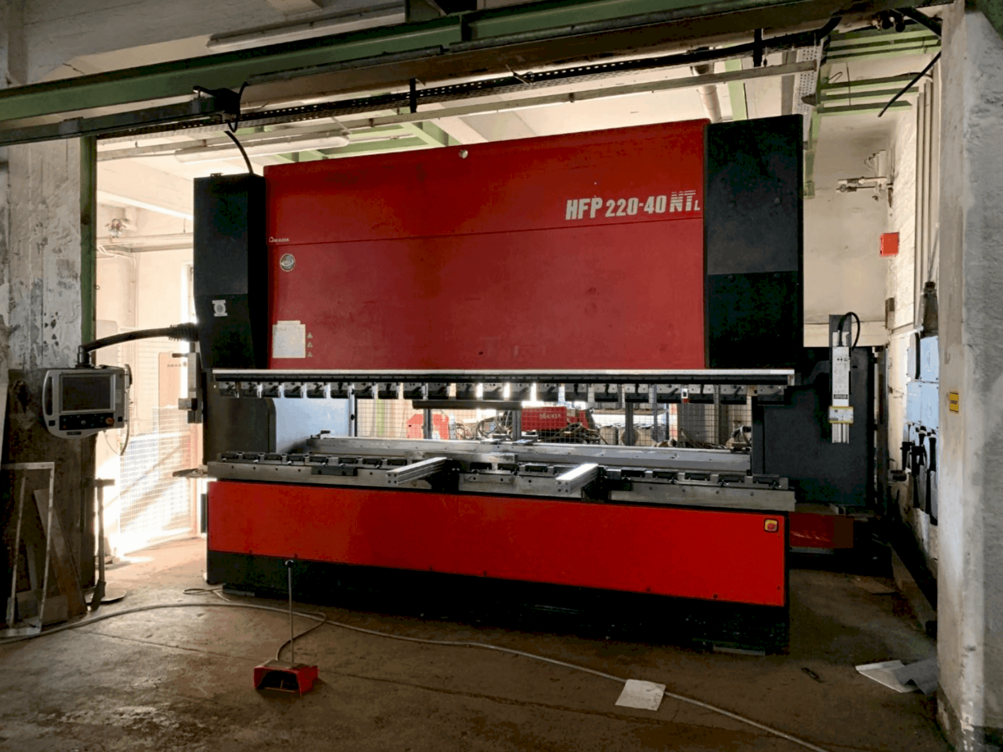 Front view of AMADA HFP NT 220-4L machine