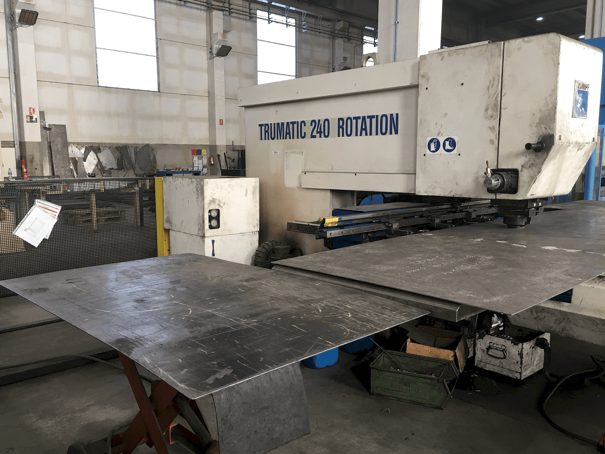 Left view of Trumpf Trumatic 240 Machine