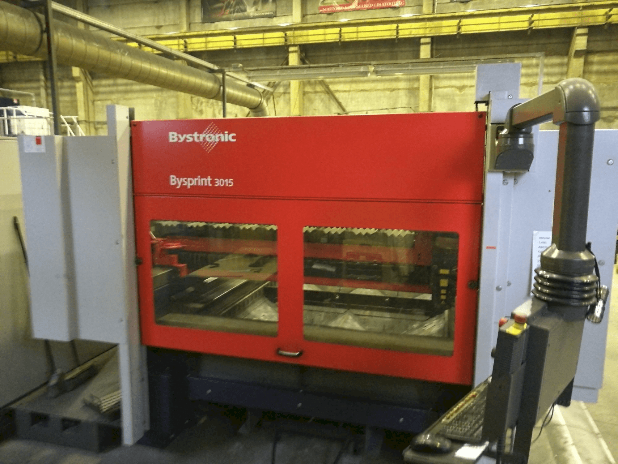 Front view of Bystronic Bysprint 3015 machine