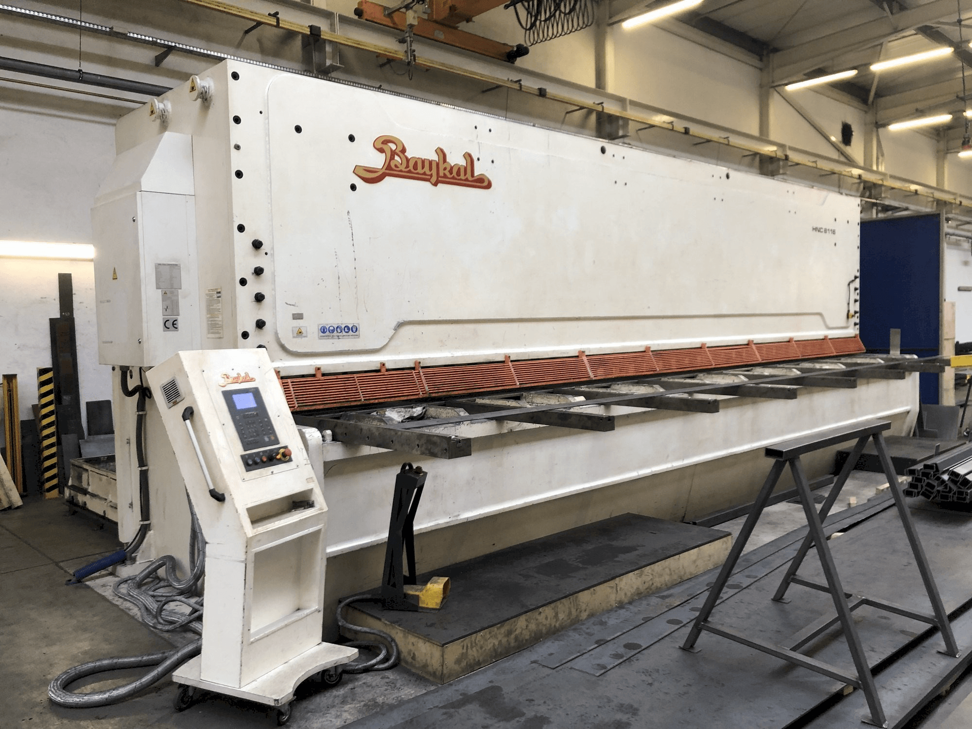 Front view of Baykal HNC 8116 machine