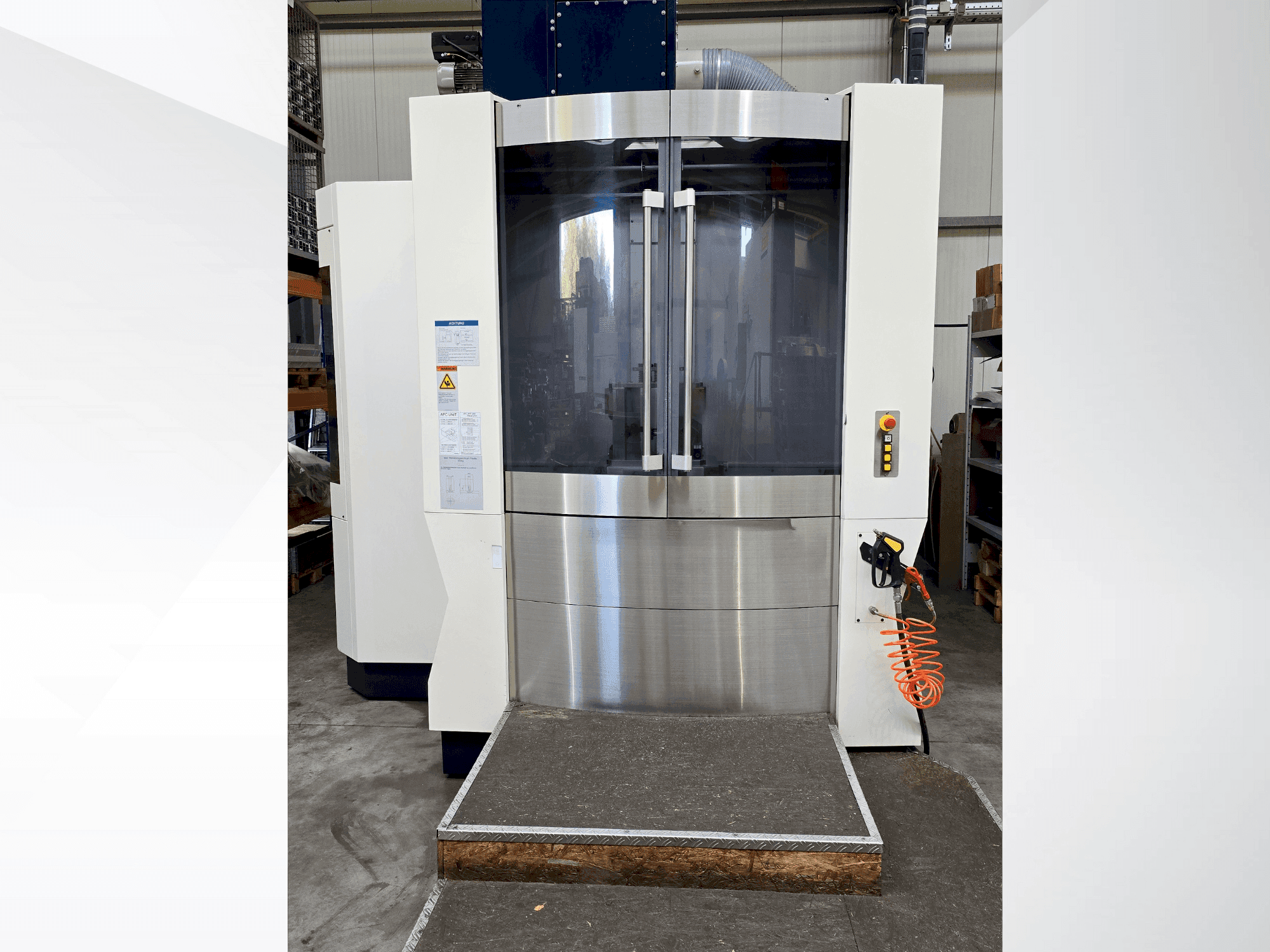 Front view of Makino A61nx machine