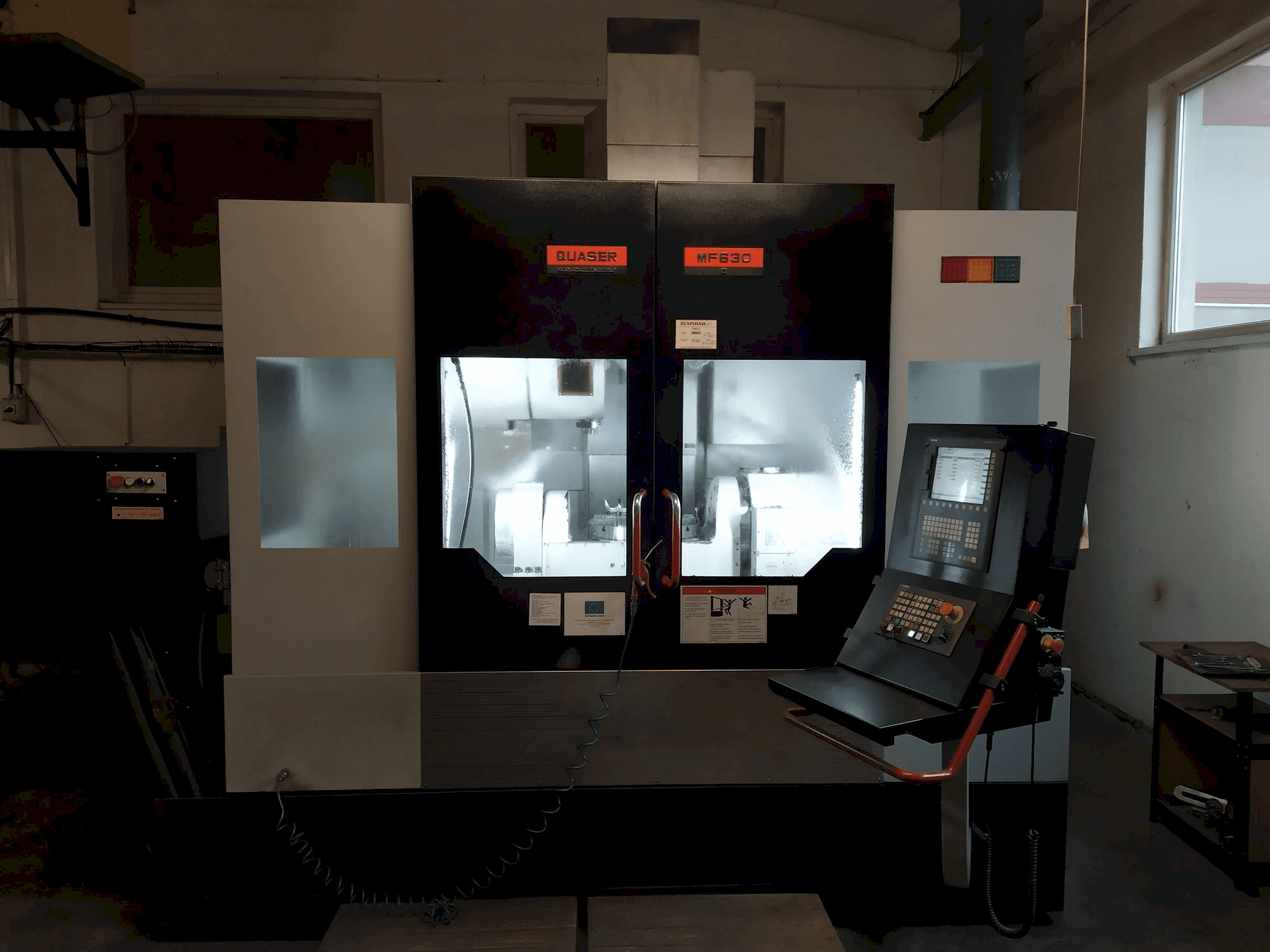 Front view of Quaser MF 630C machine