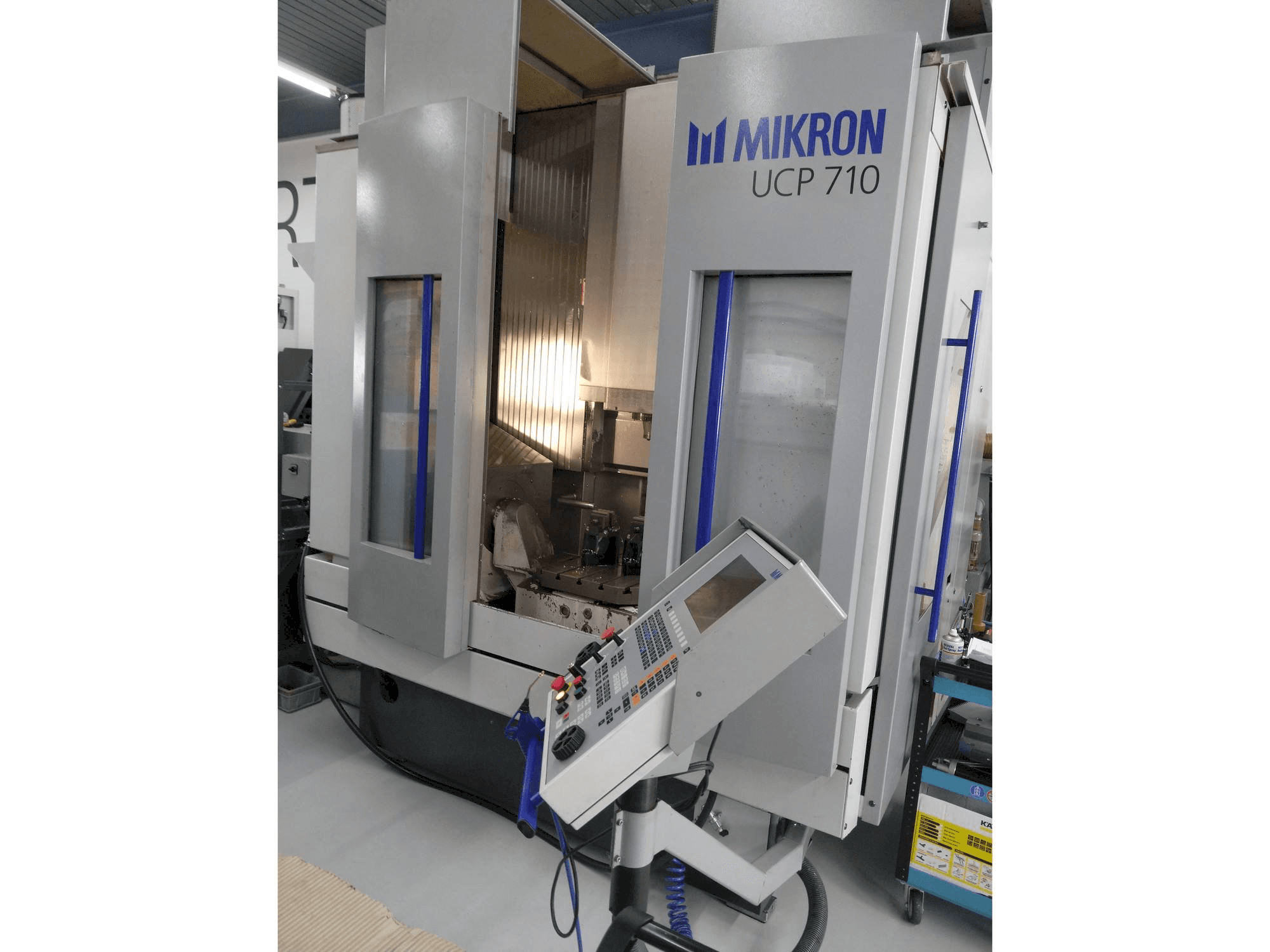 Front view of MIKRON UCP 710 machine