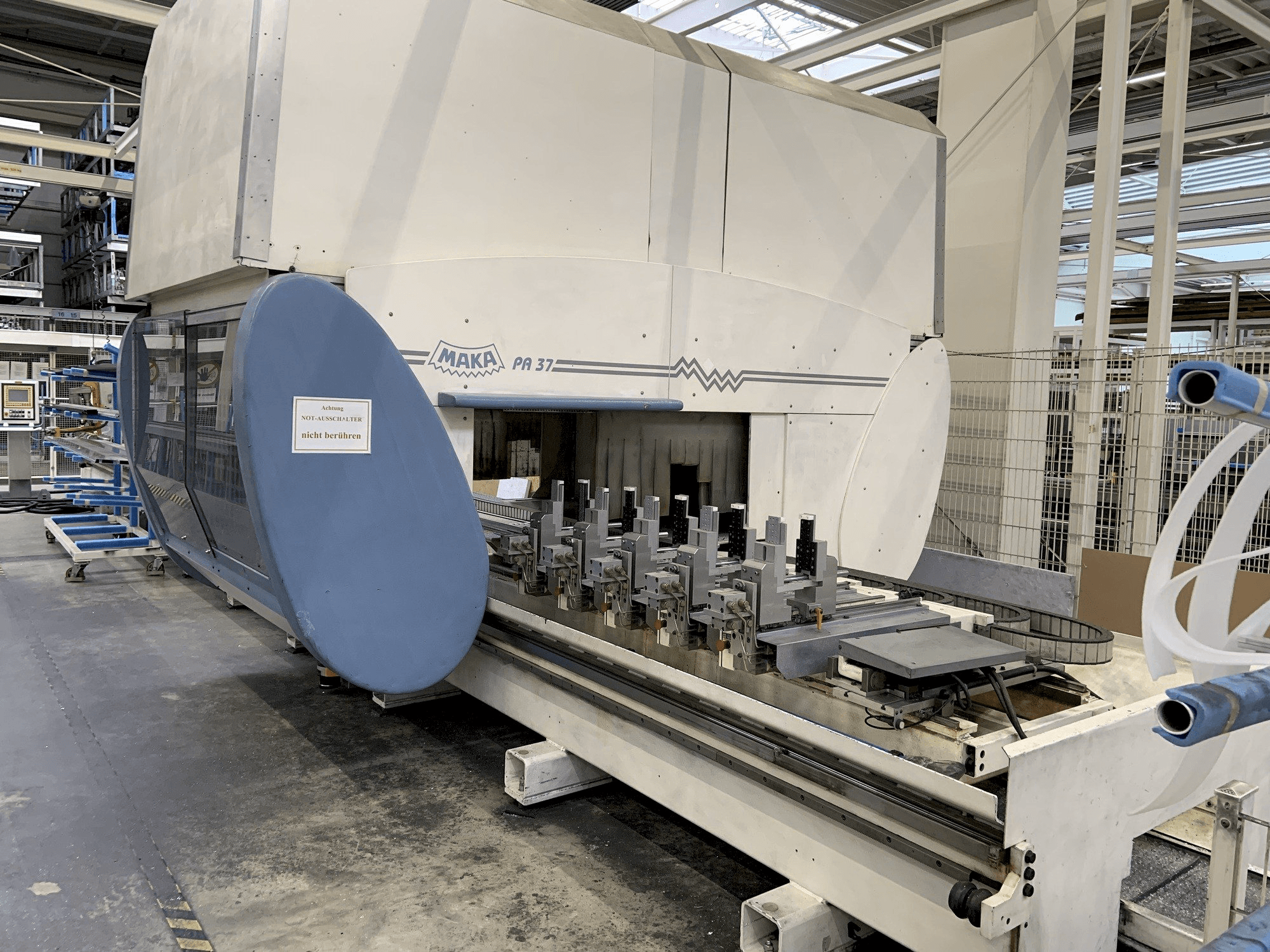 Front view of MAKA PA37 machine