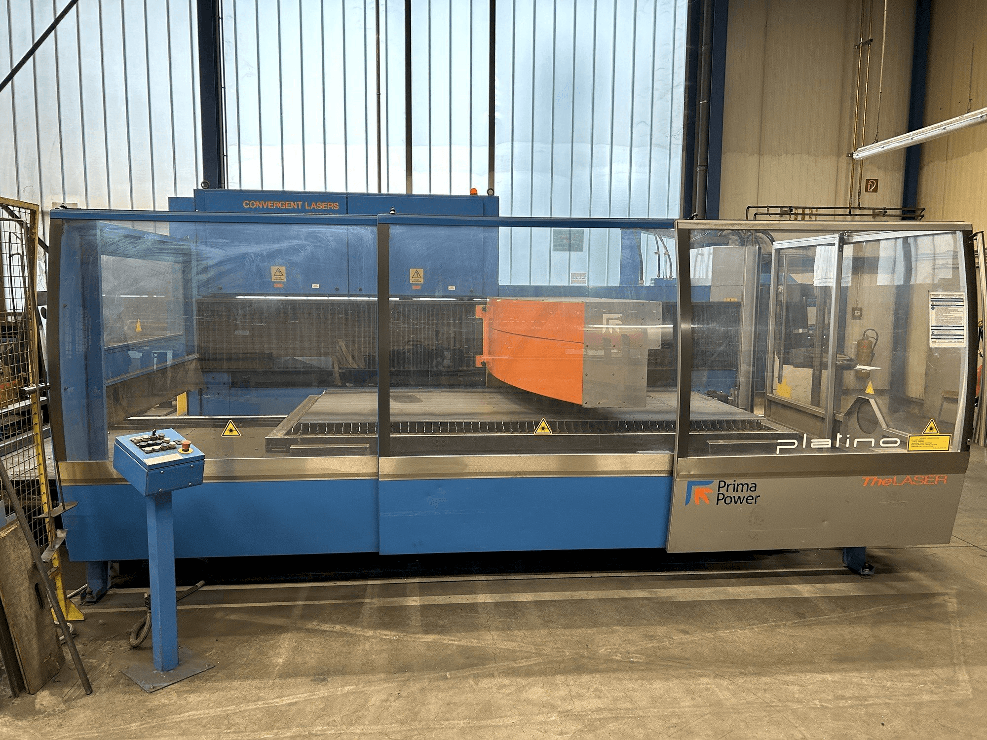 Front view of Prima Power Platino 1530 machine