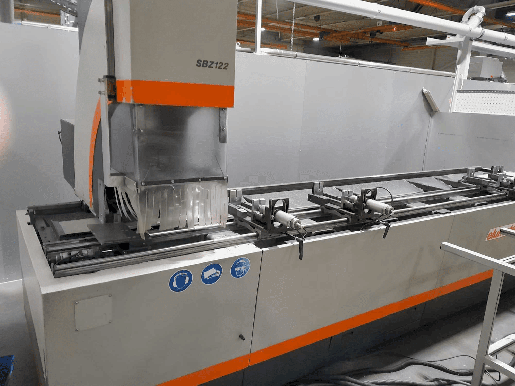 Front view of Elumatec SBZ 122 machine