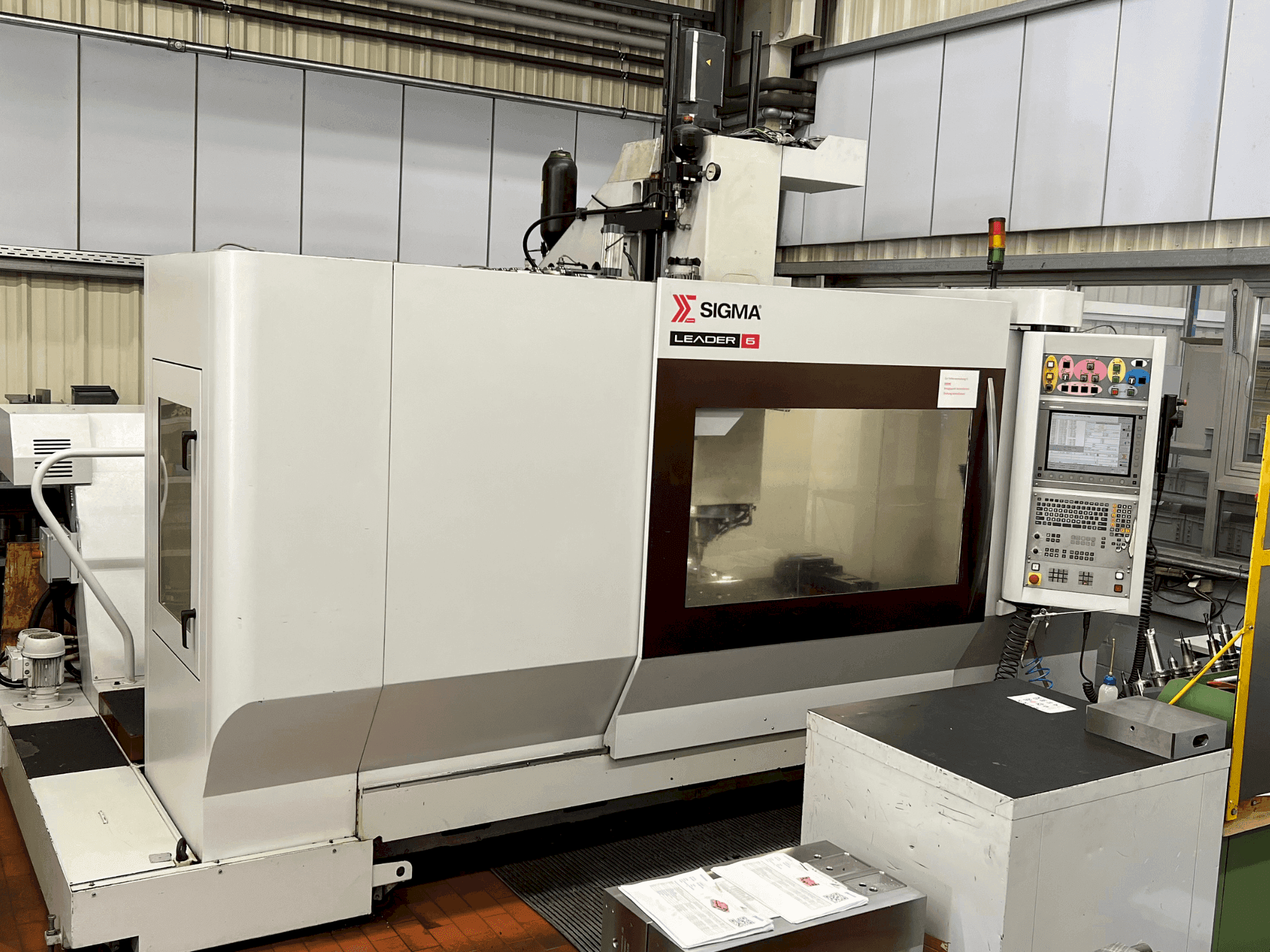 Front view of Sigma Leader 6 machine
