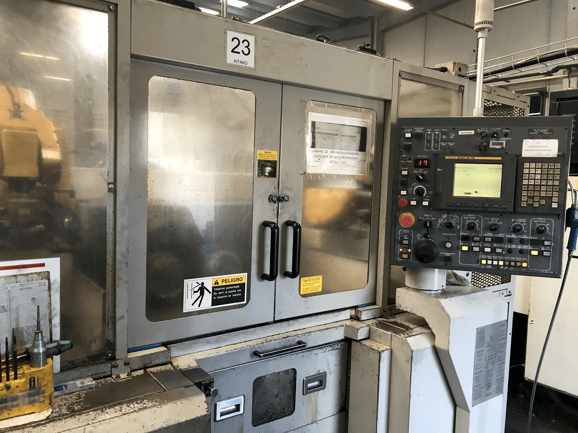 Front view of KITAKO MT4-200 machine