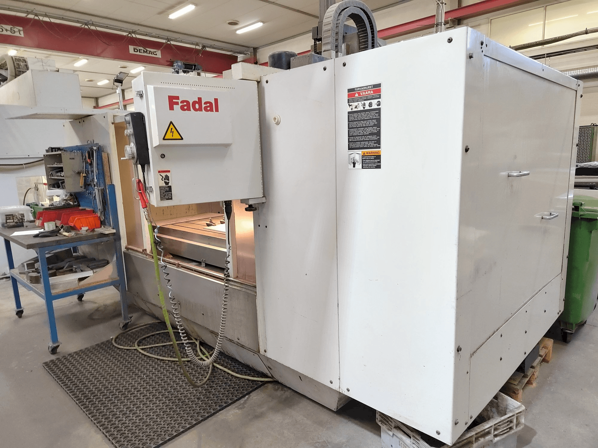 Front view of FADAL VMC 6030HT machine
