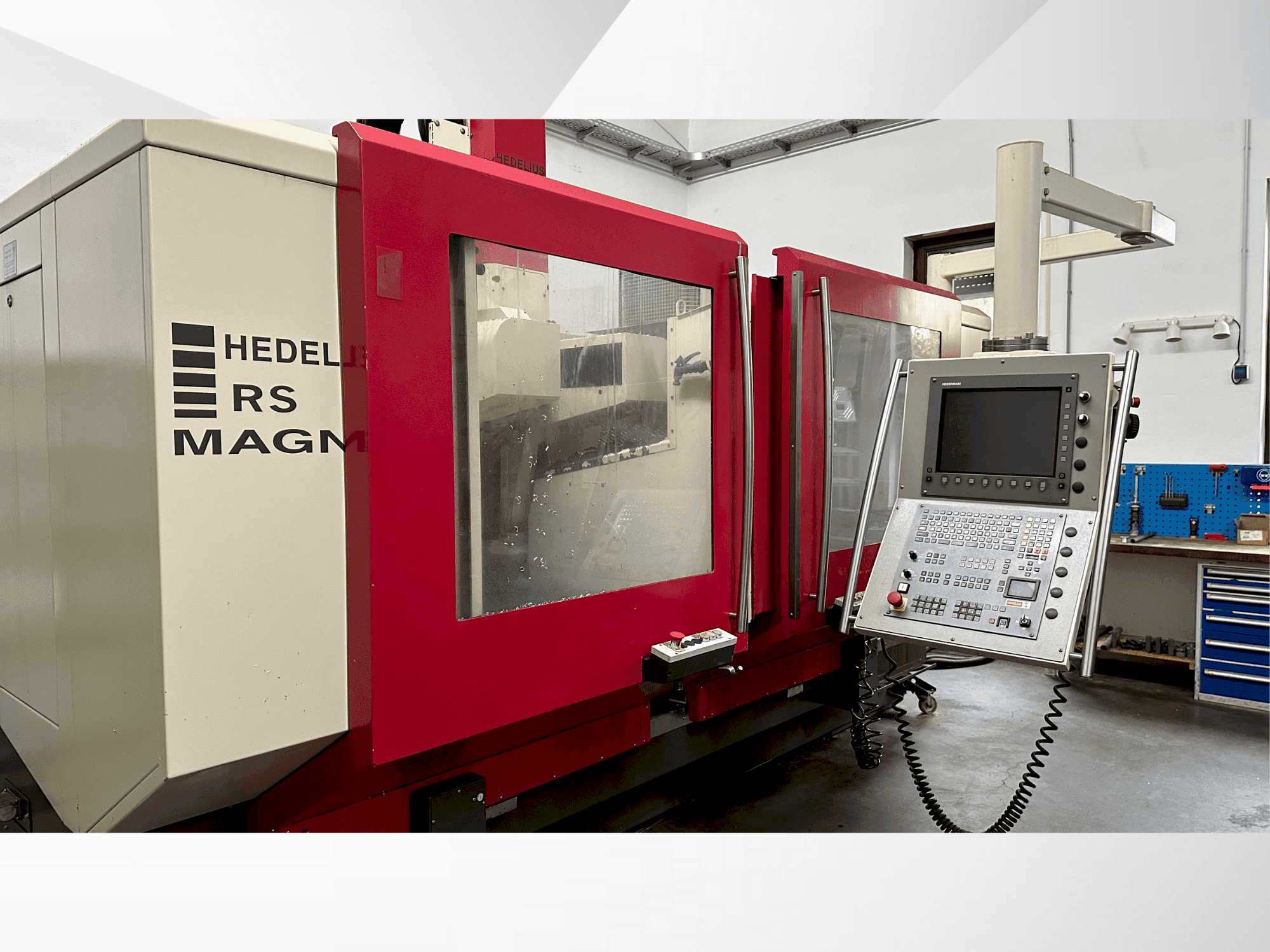 Front view of HEDELIUS RS60KM-2000 machine