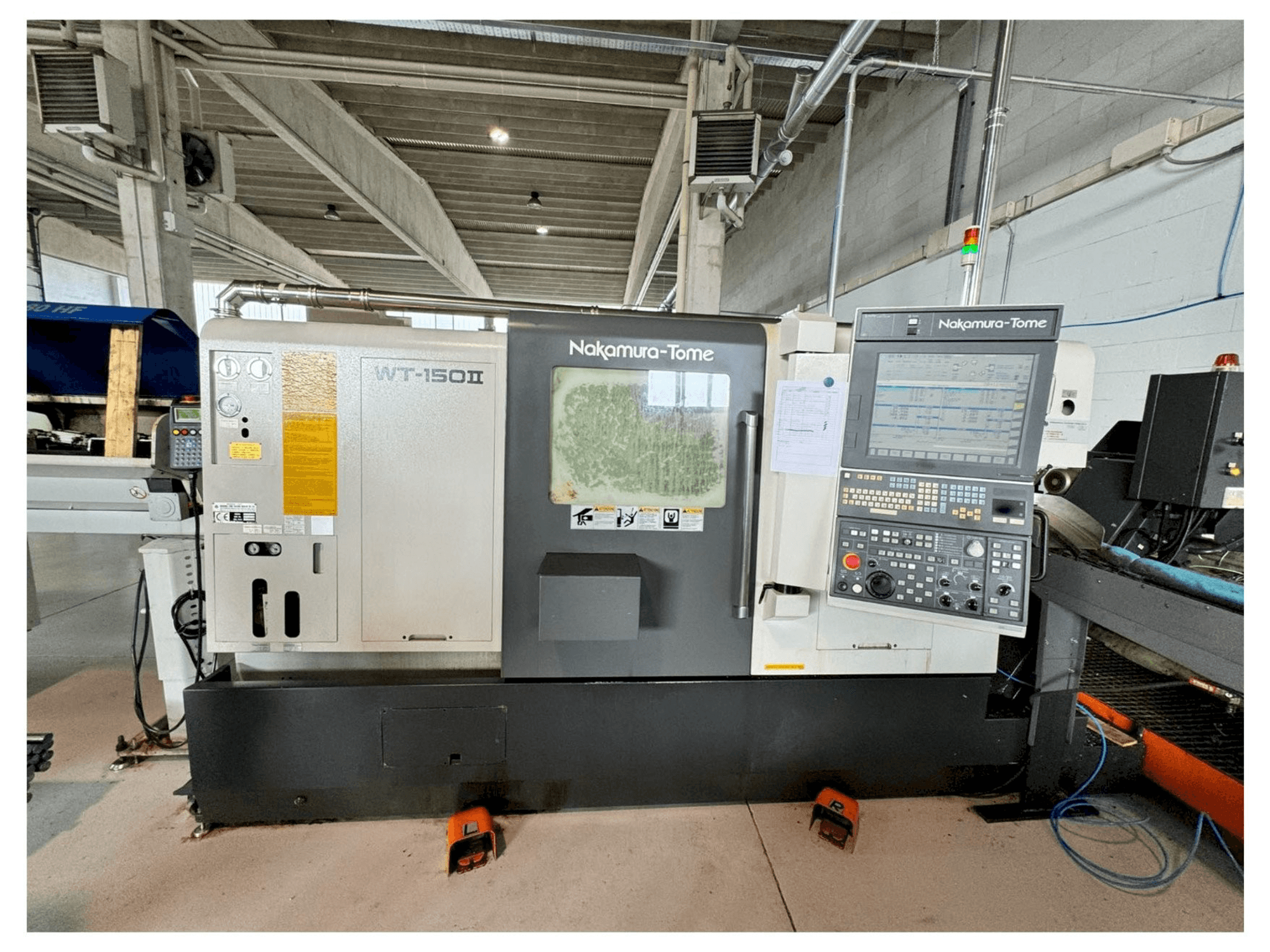 Front view of NAKAMURA WT 150 II machine