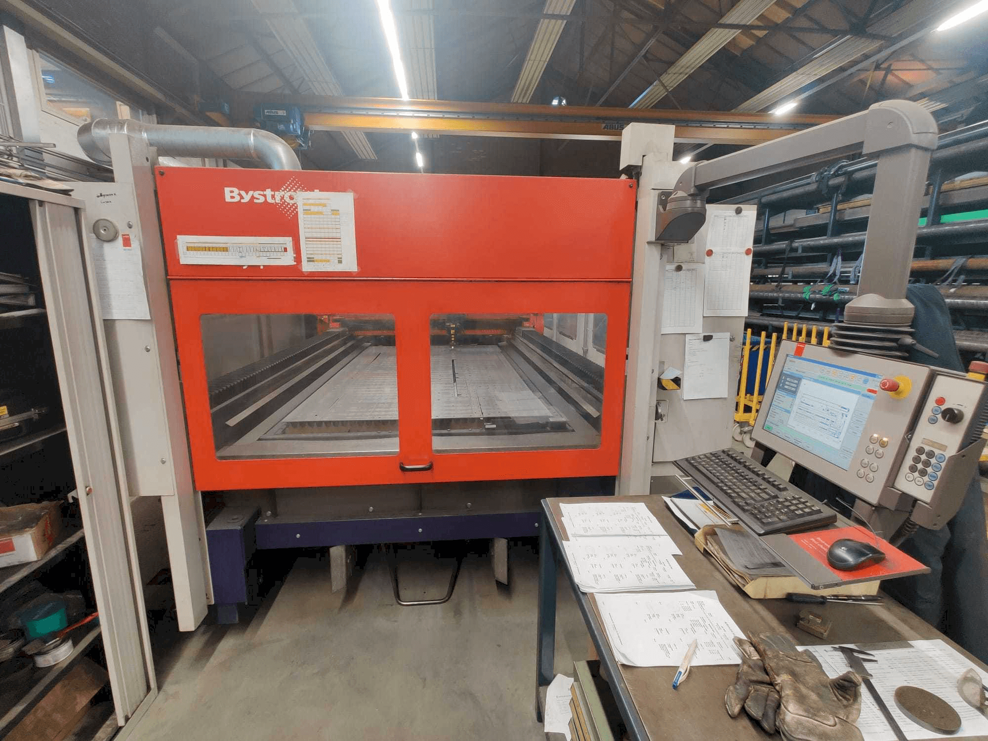 Front view of Bystronic Bysprint 3015 machine