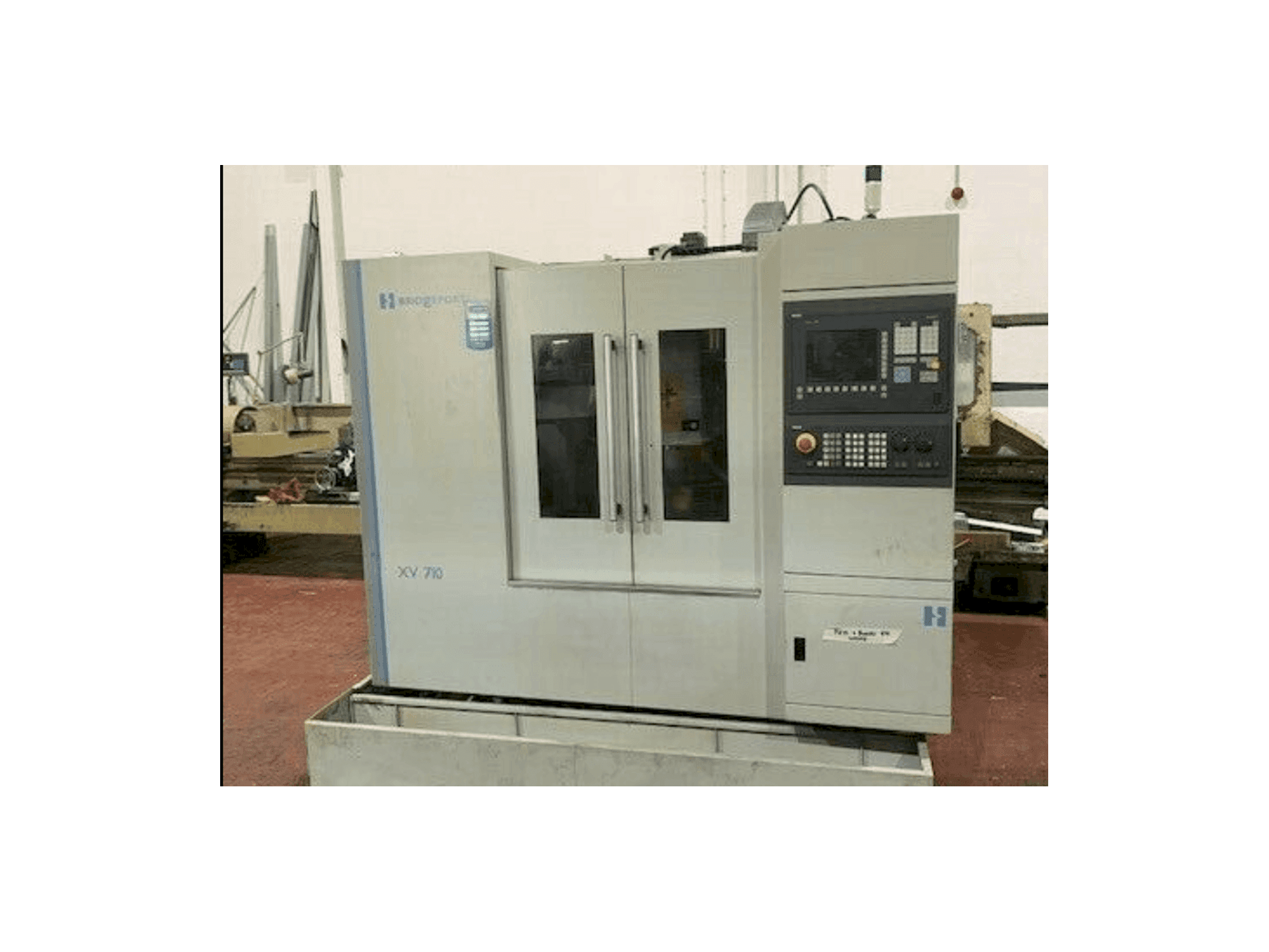 Front view of Bridgeport XV 710 machine