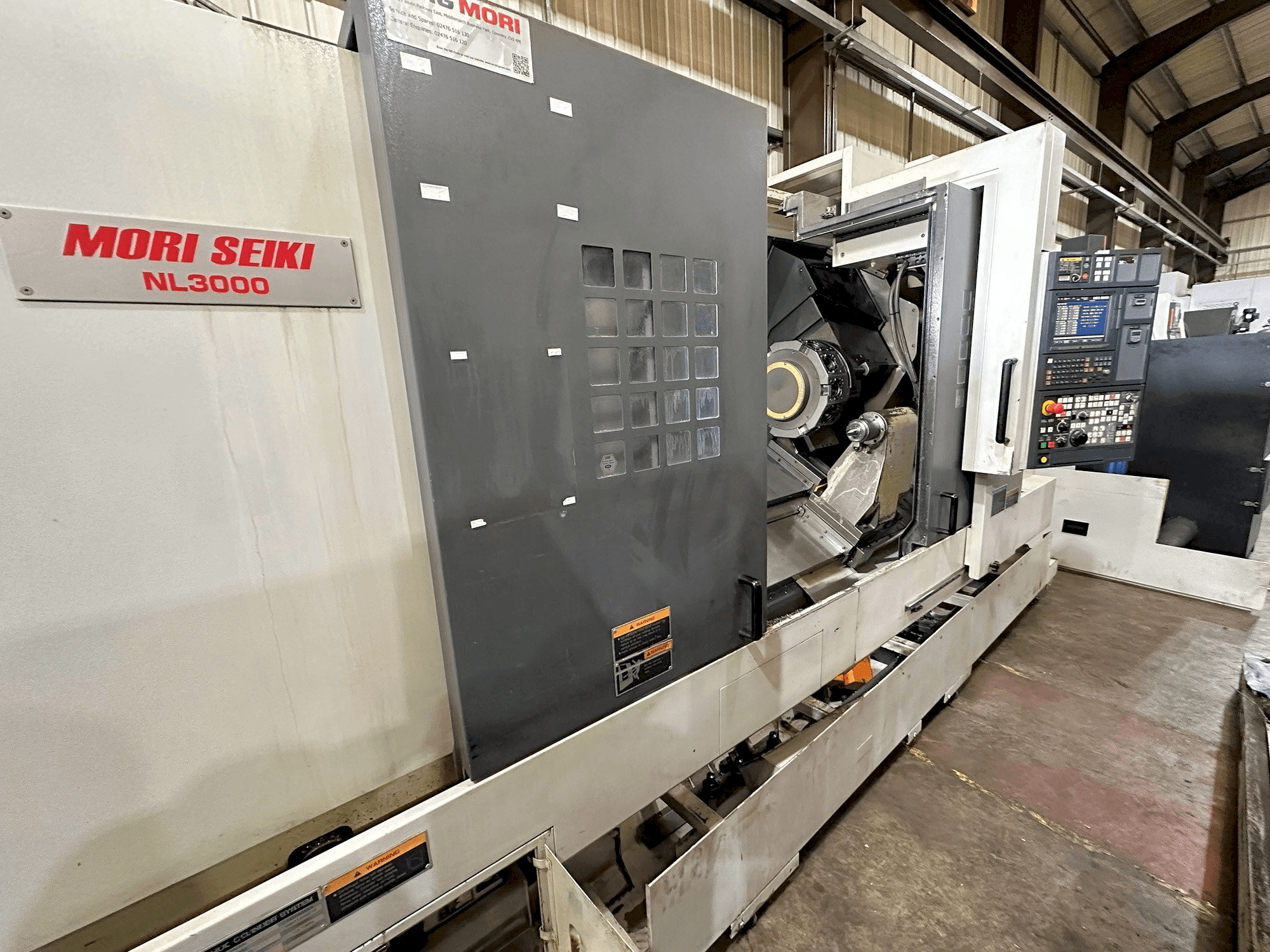 Front view of MORI SEIKI NL3000Y/1250 machine