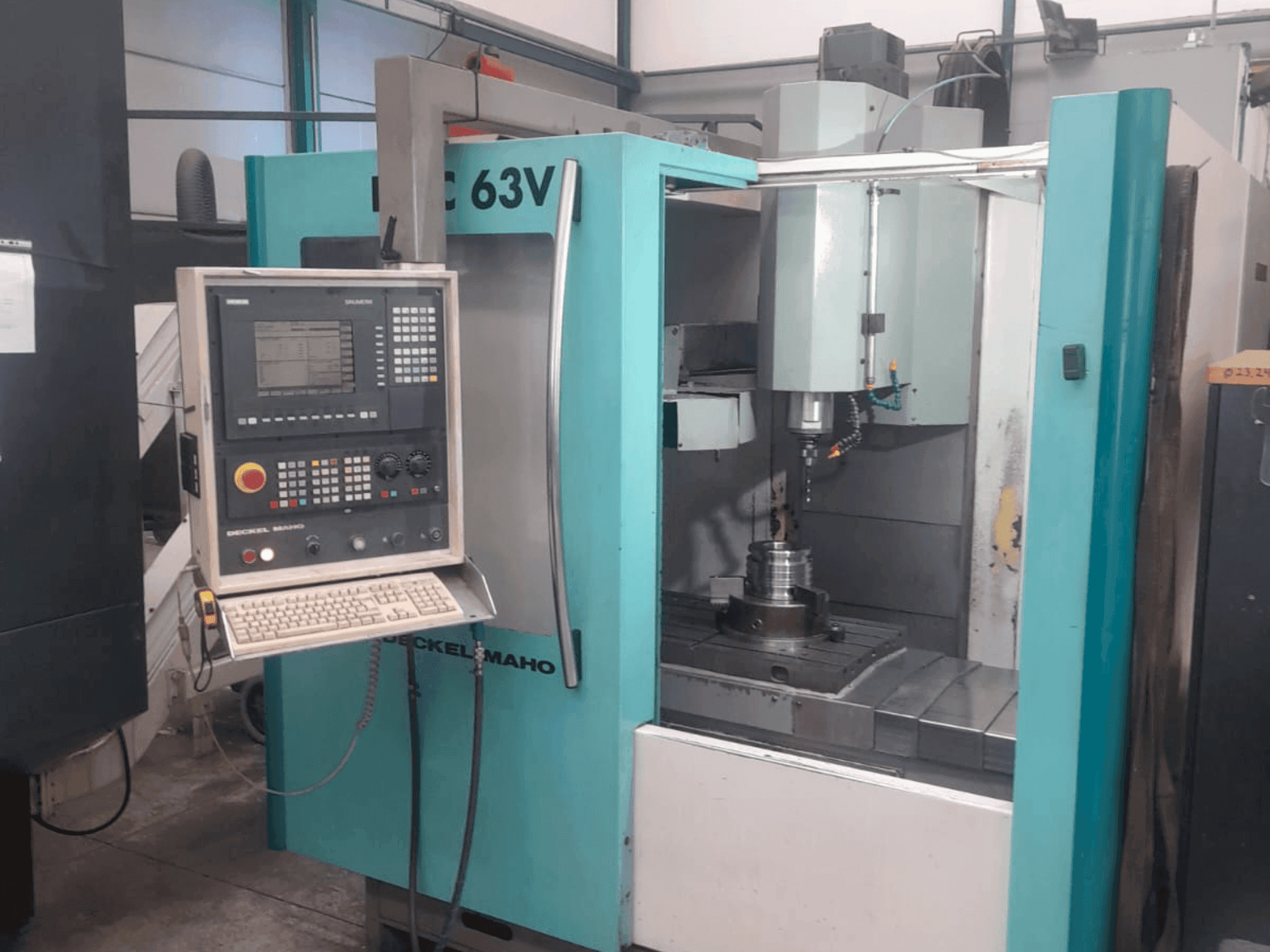 Front view of DECKEL DMC-63V machine
