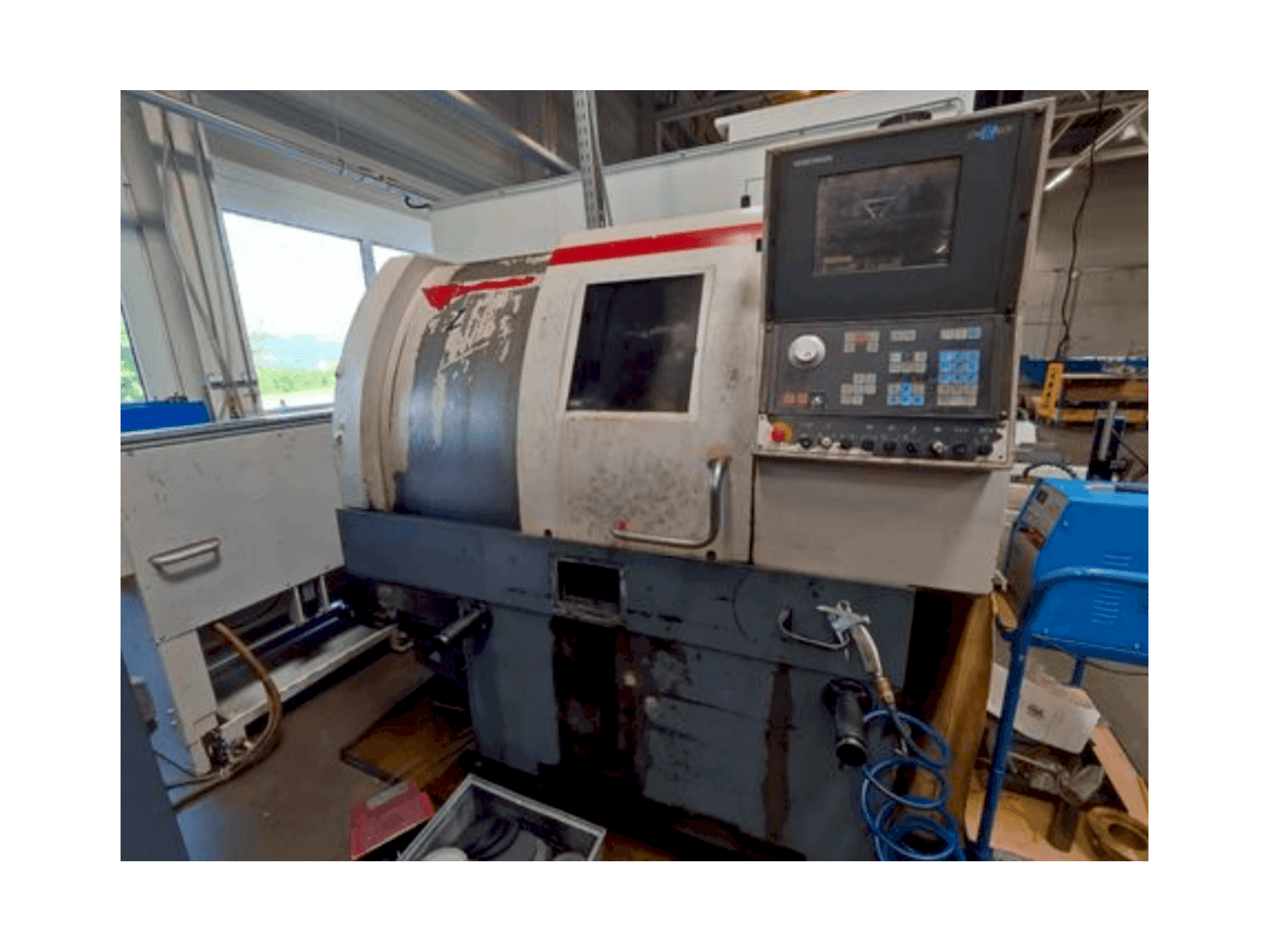 Front view of WEMAS DZ150 machine