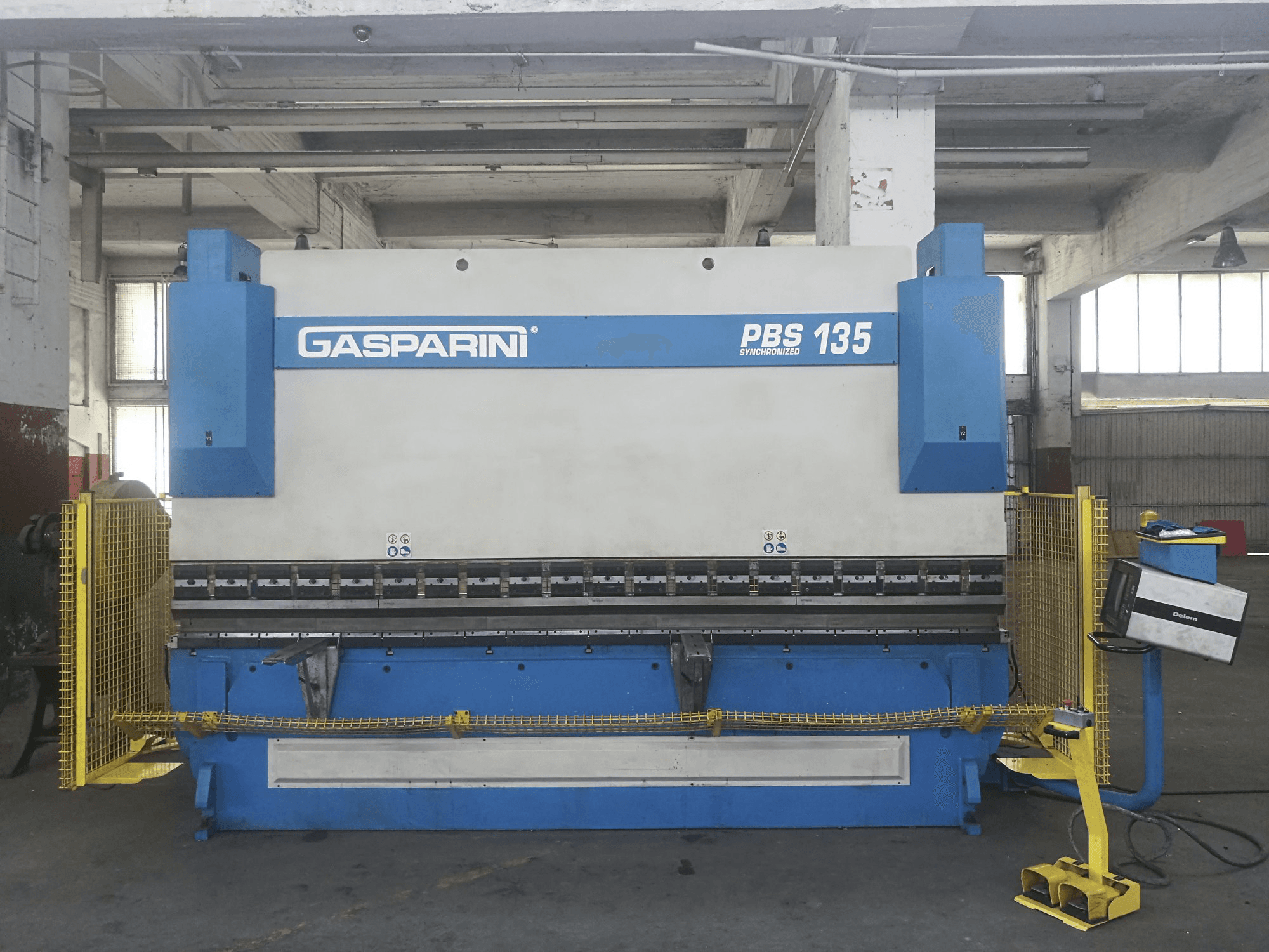 Front view of Gasparini PBS 135/4000 Machine