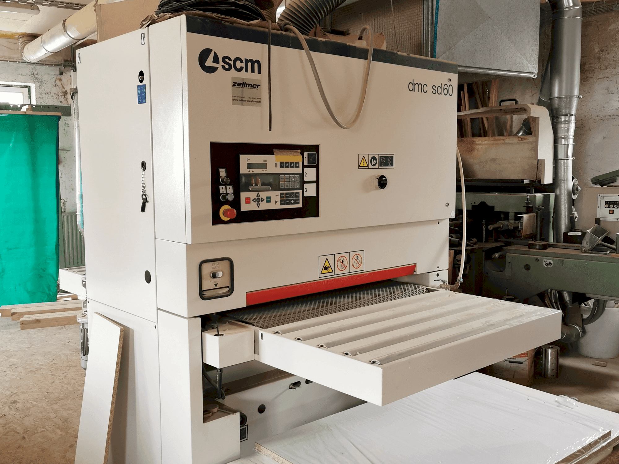 Front view of SCM DMC sd60 machine