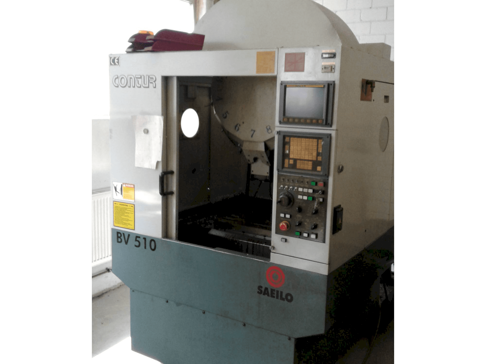 Front view of Saeilo BV 510 machine