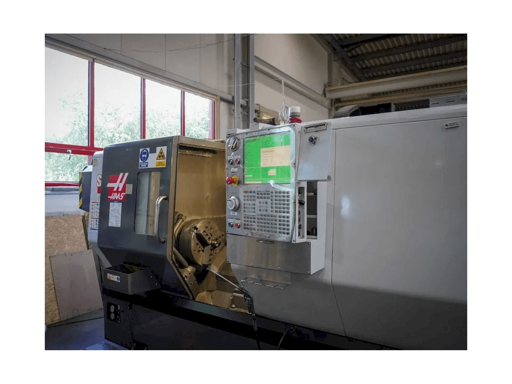 Front view of HAAS ST-30 machine