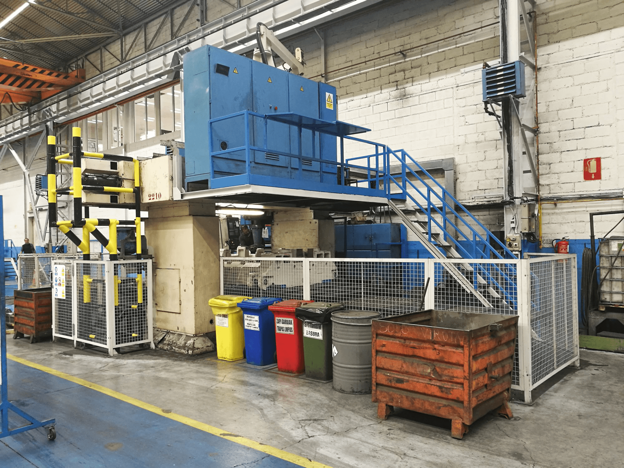 Left view of DYE FPF-2-C-N/C machine