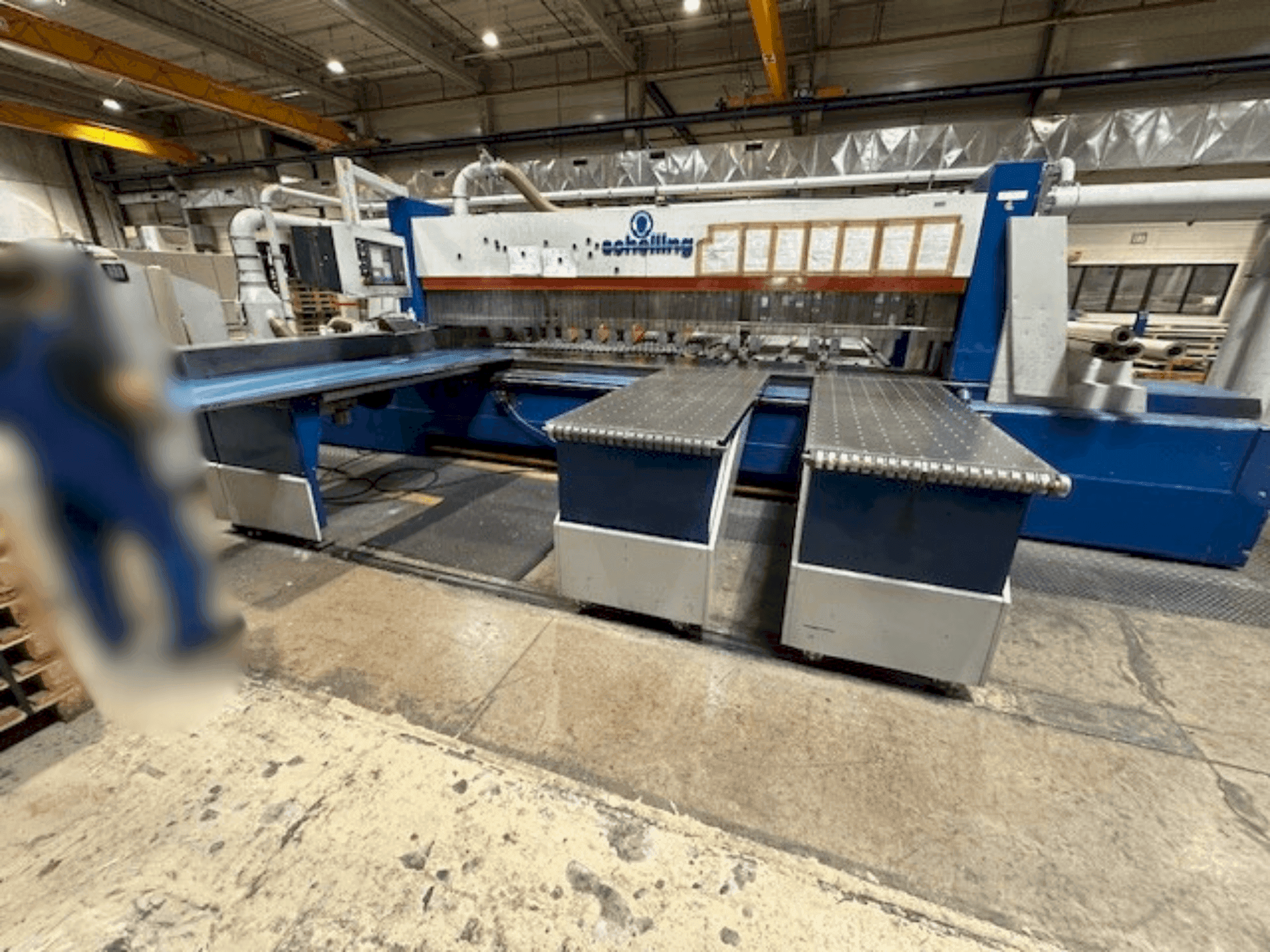 Front view of SCHELLING FSM-430 machine
