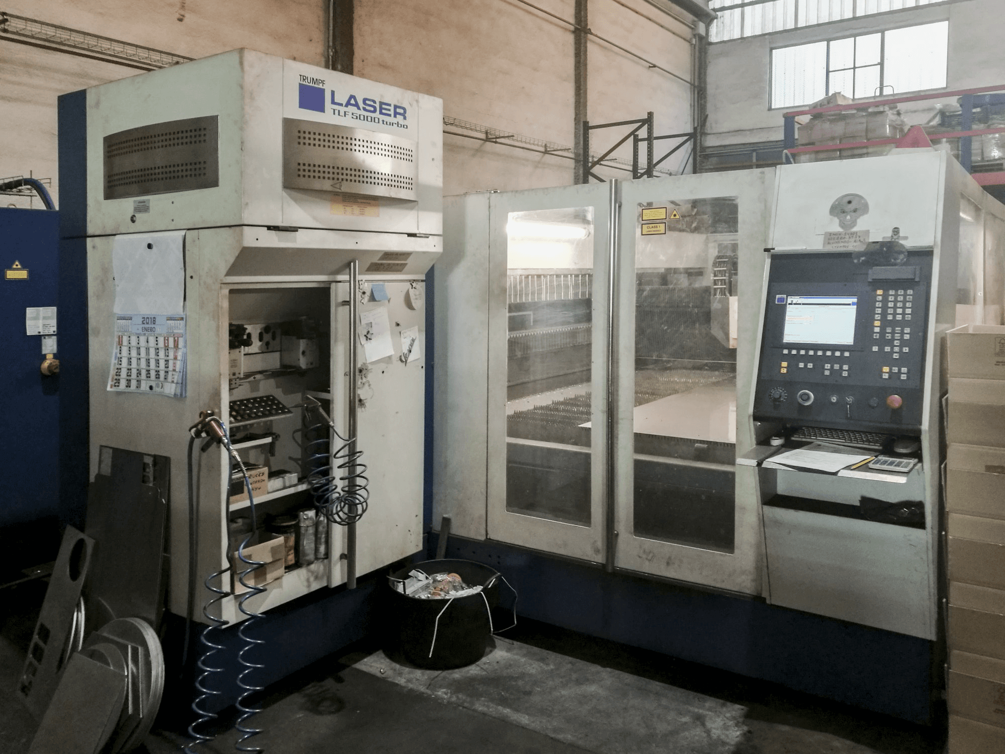 Front view of Trumpf Trumatic L3050 Machine