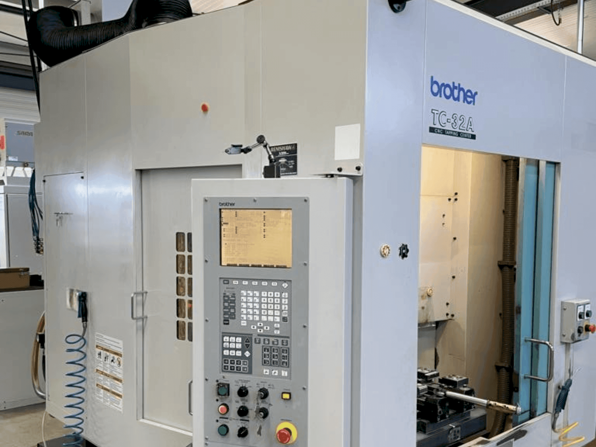 Front view of Brother TC32A machine
