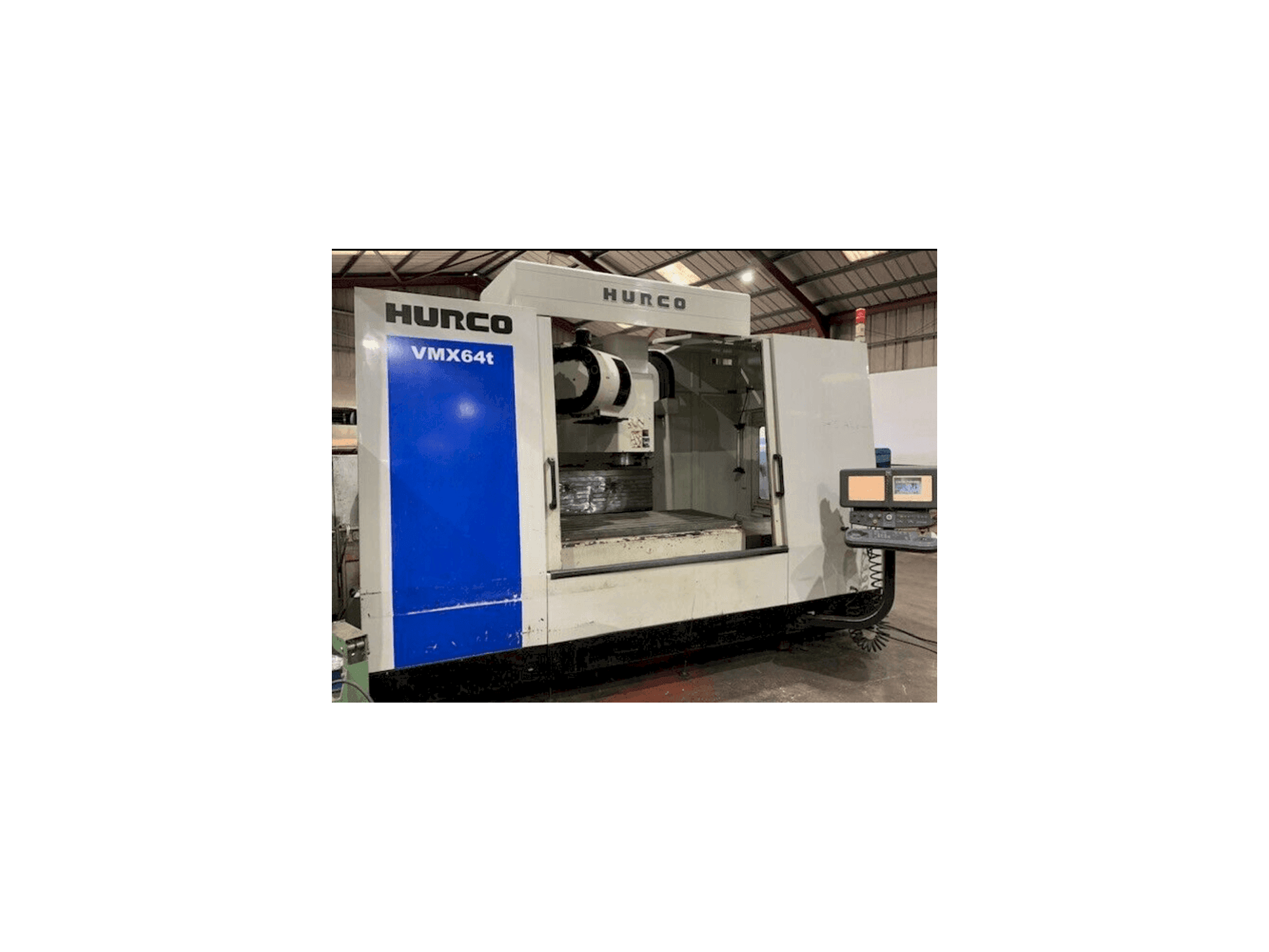 Left side view of Hurco VMX 64/40T machine