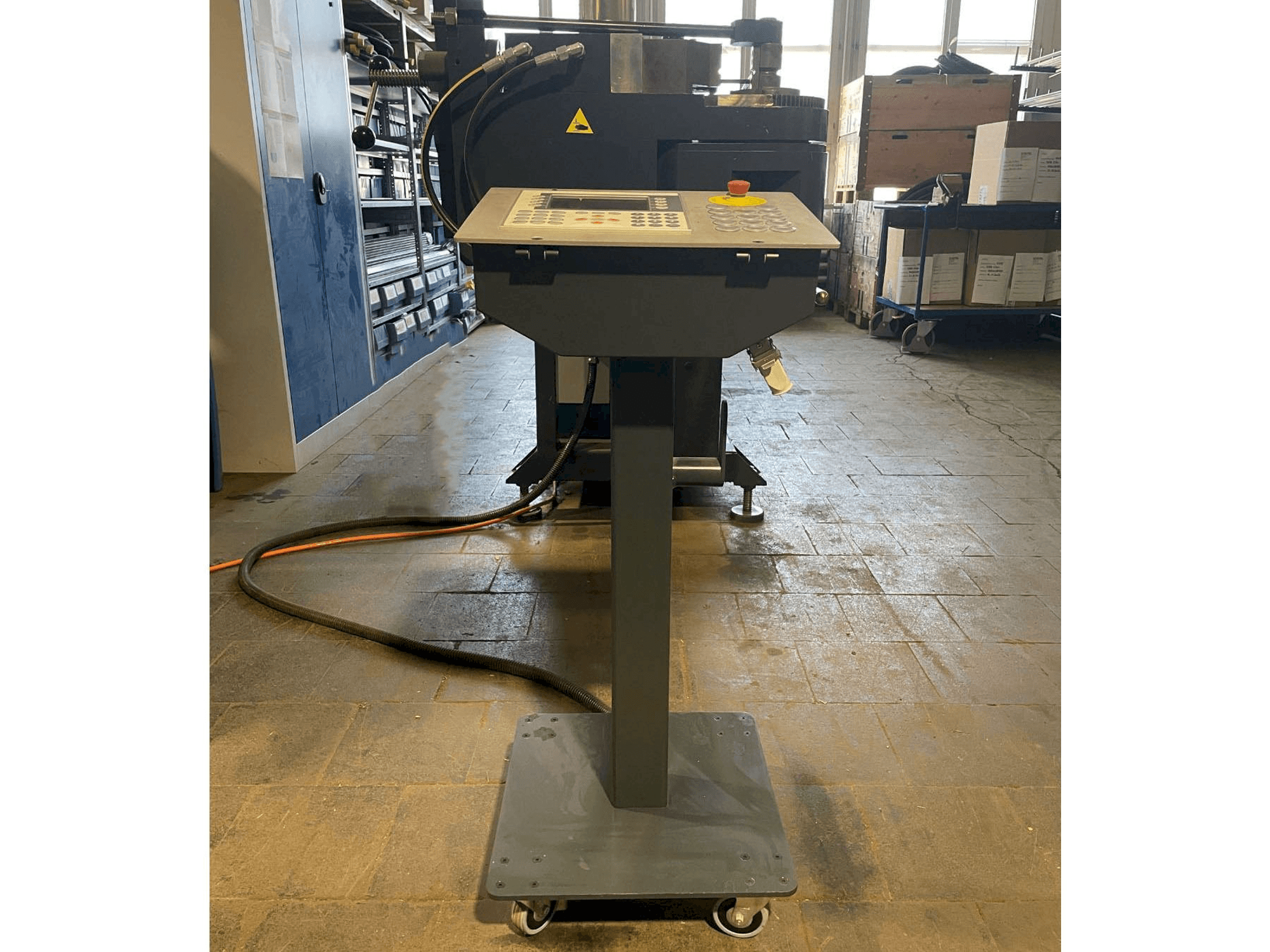 Left side view of Thoman FK50-3A-NC machine