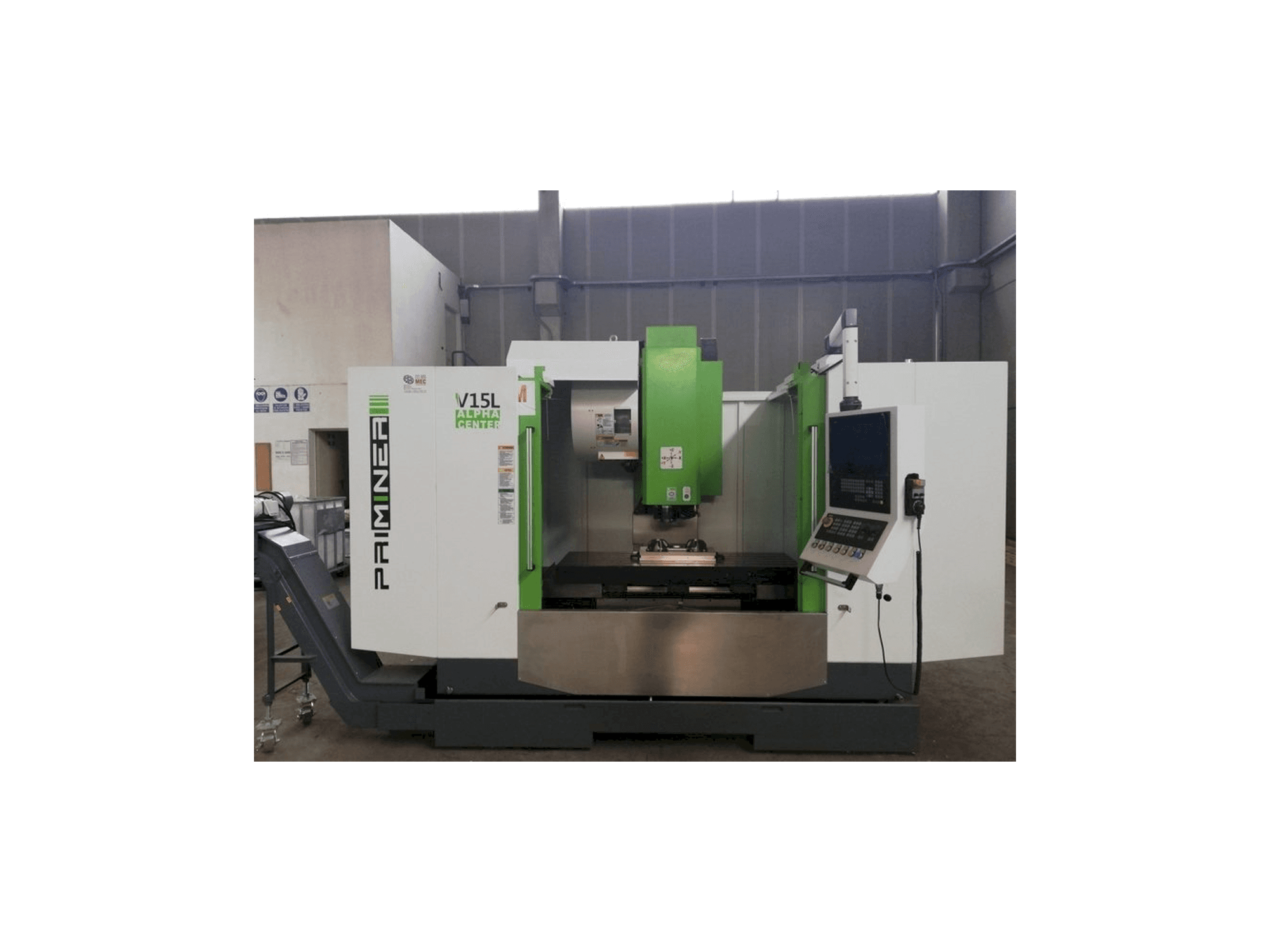 Front view of Priminer V 15L machine