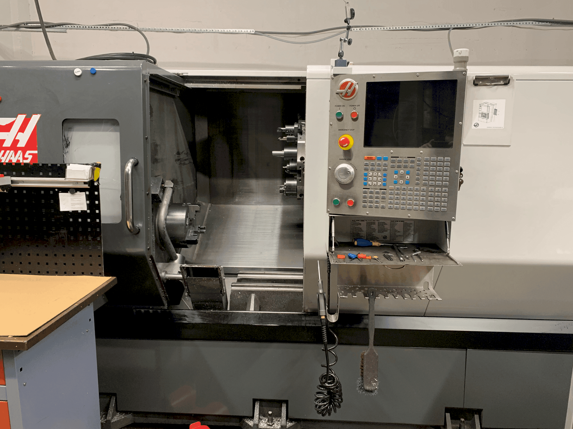Front view of HAAS ST-30Y machine