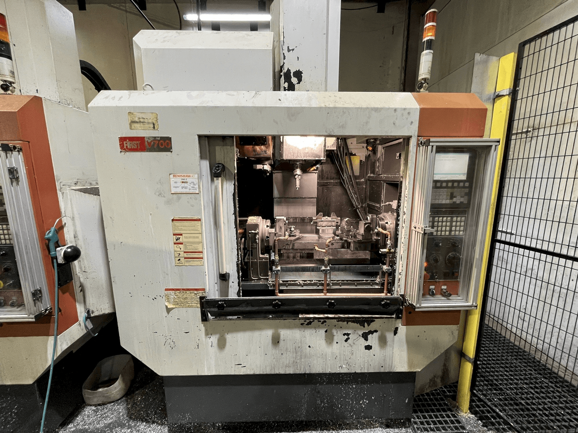Front view of FIRST V700 machine