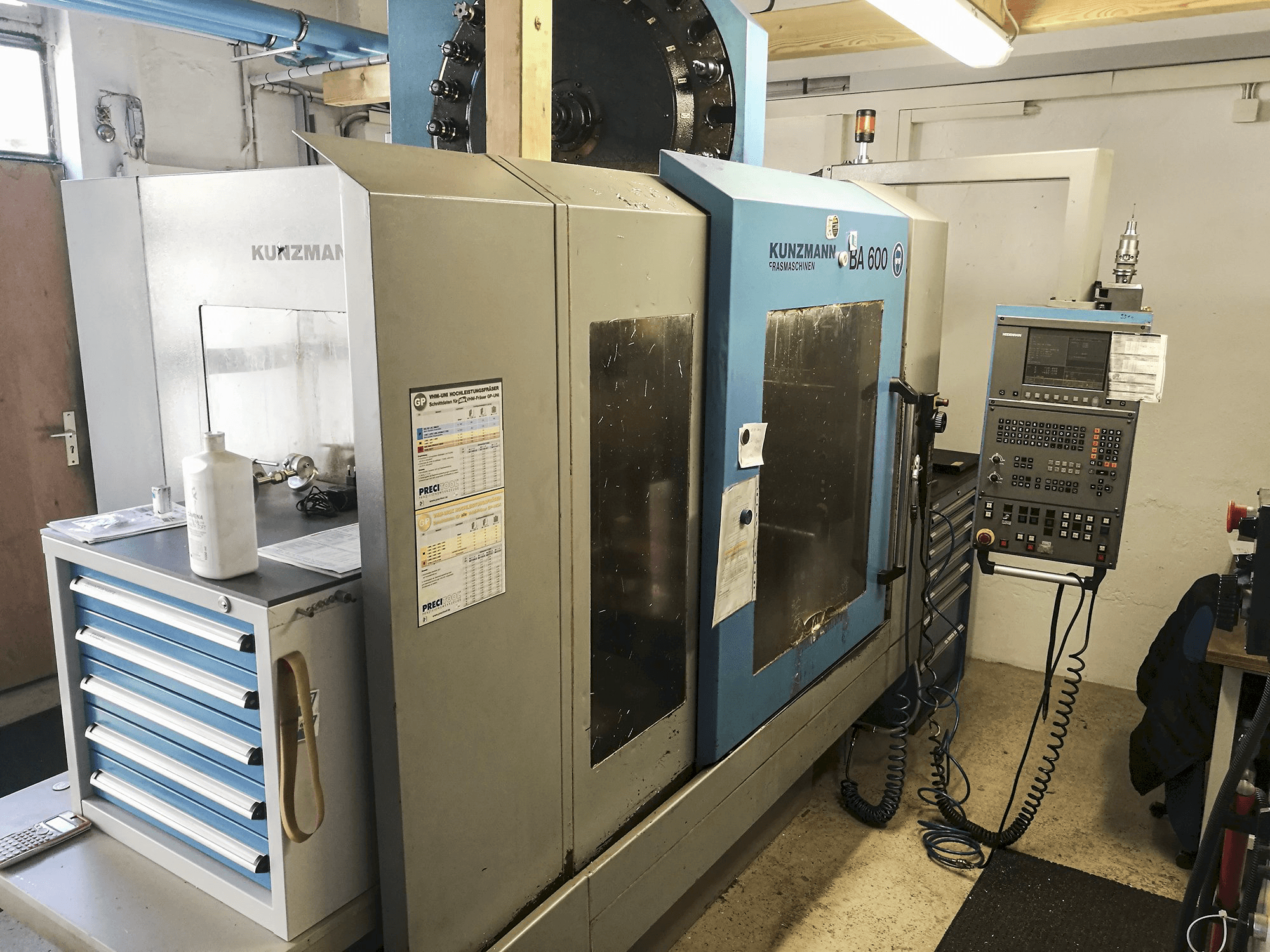 Left view of KUNZMANN BA600 Machine