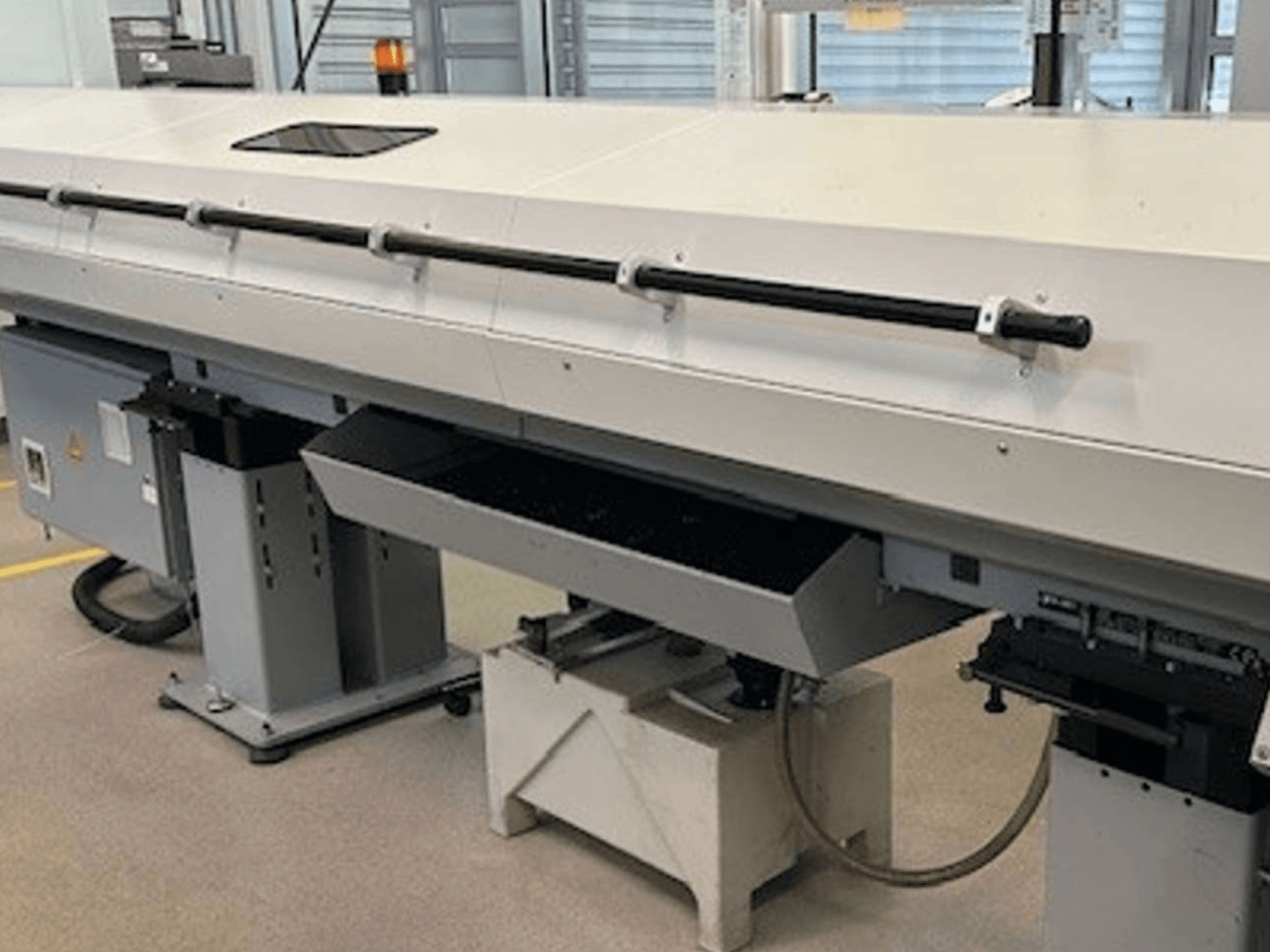 Front view of Index G 200 RATIO LINE Turn-Mill Centre, showcasing its sleek design and functional control panel.