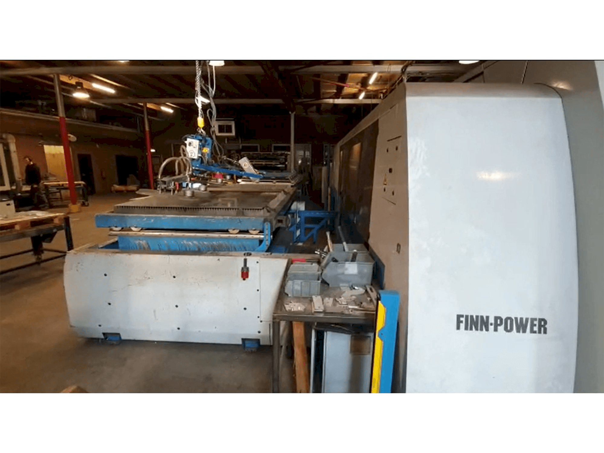 Front view of Finn-Power L6 4kW CO2 machine